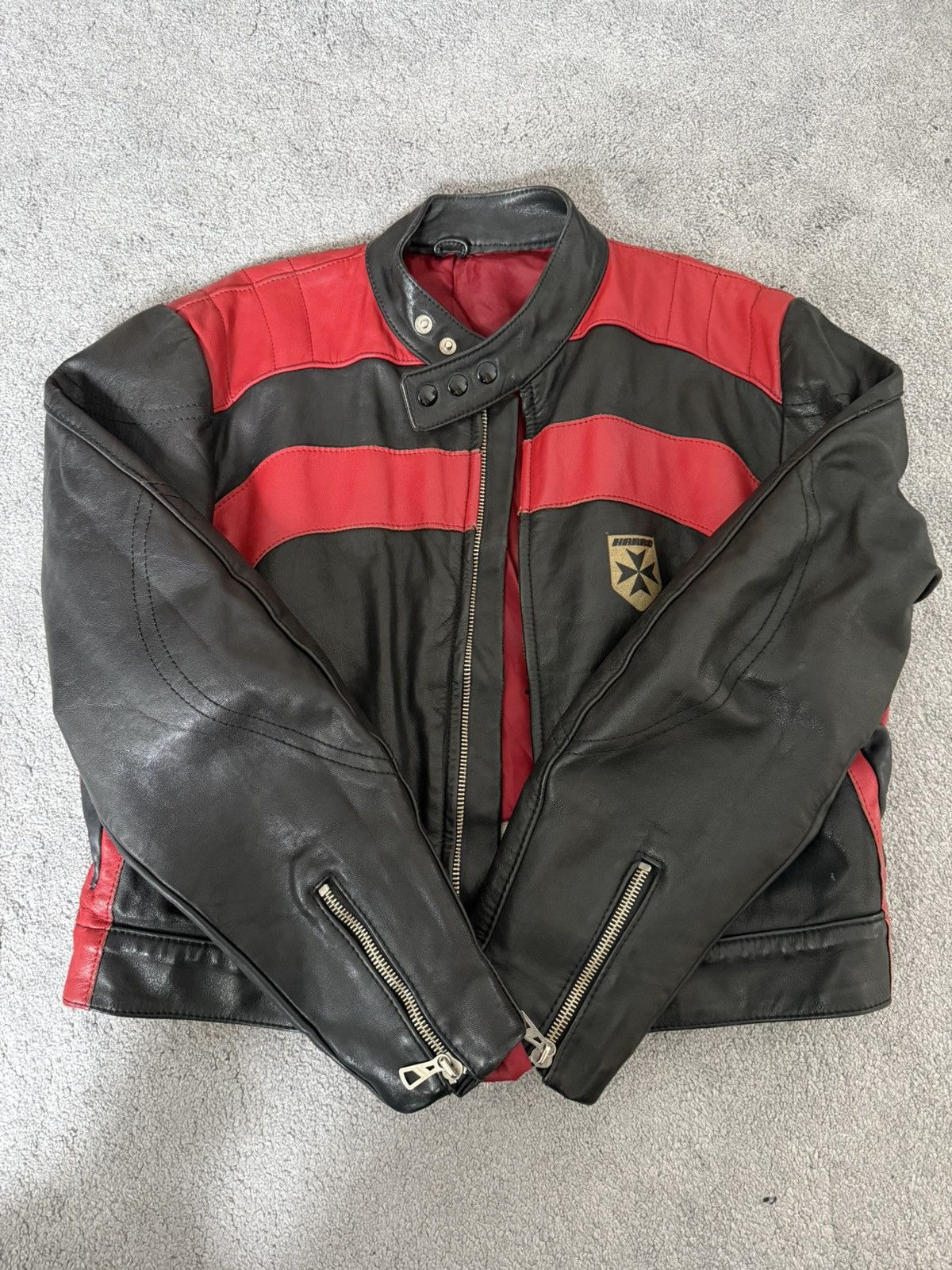 Other Vintage 1980s Harro Motorcycle Leather Jacket Size S Size US S / EU 44-46 / 1 - 3 Thumbnail