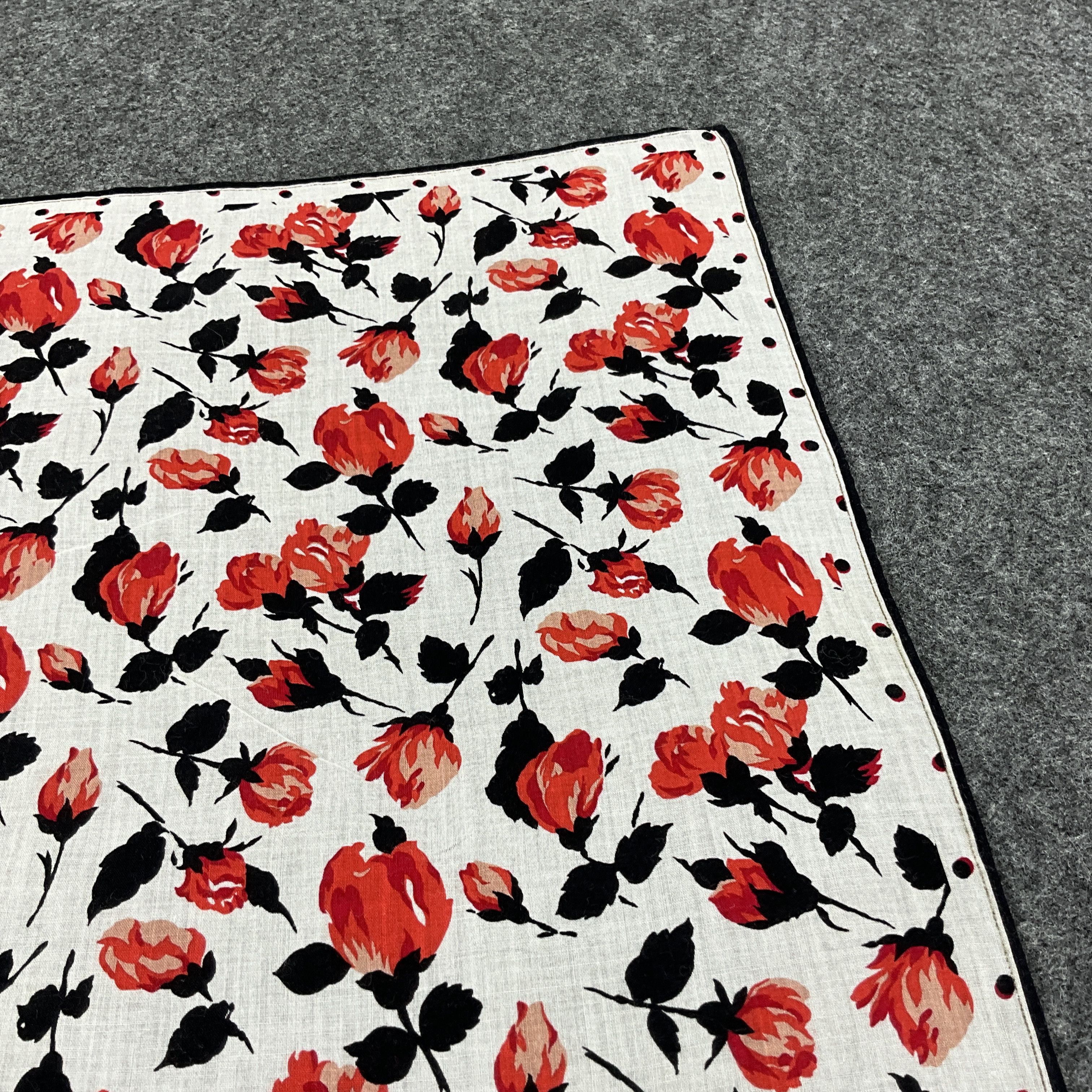 Vintage Floral Givenchy Handkerchief / Bandana / Neckerchief B054 Size ONE SIZE - 8 Thumbnail