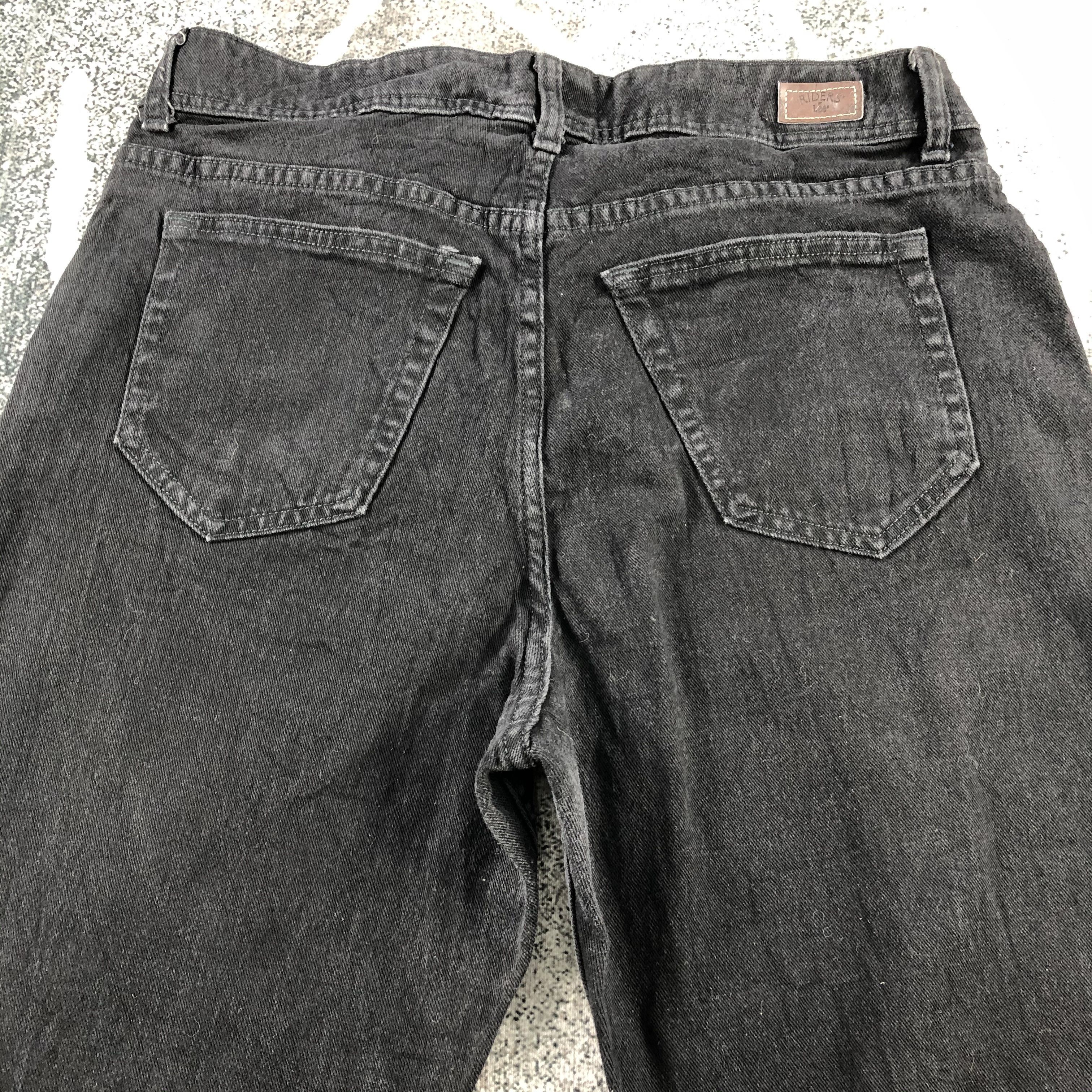 Lee Lee Riders Jeans Black Denim KJ1099 Size US 36 / EU 52 - 4 Thumbnail