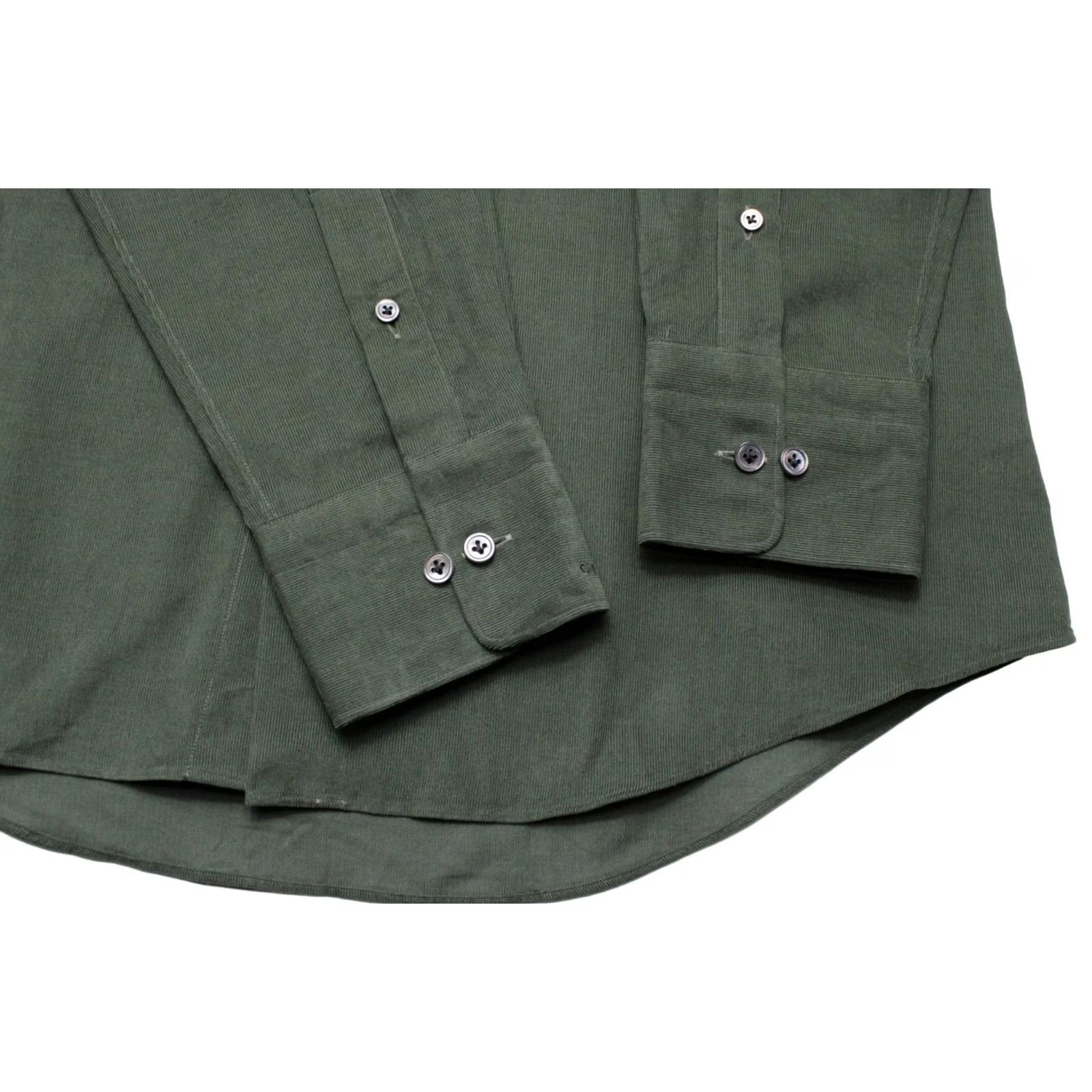 Suitsupply Suitsupply Shirt Men's XL Extra Slim Fit Cutaway Collar Green Button Up Size US XL / EU 56 / 4 - 5 Thumbnail