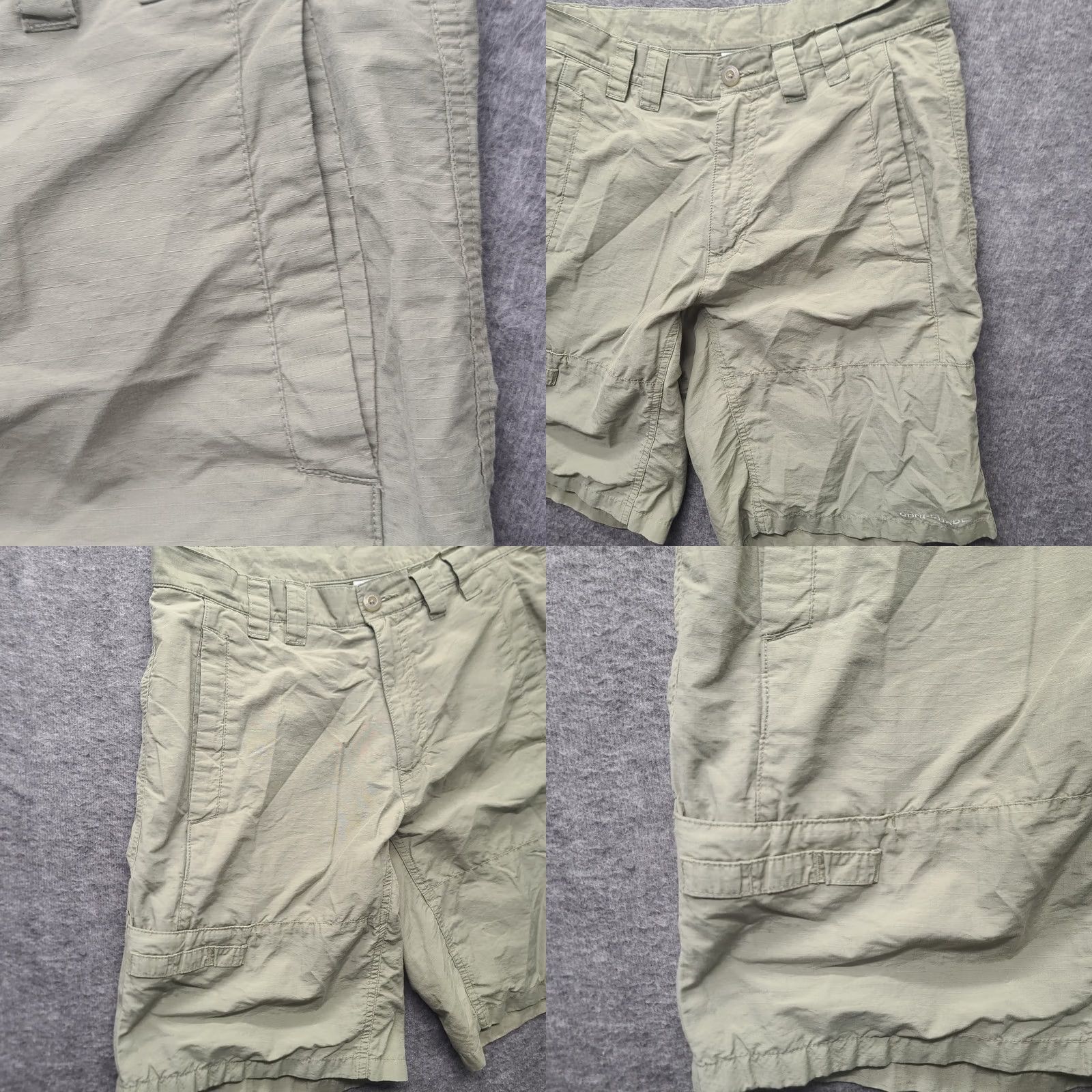 Vintage Columbia PFG Shorts Mens 32 Bahama II Regular Cargo Fishing Hiking Outdoors Green Cotton Nylon Polyester Canvas UlV 10in Inseam Size US 32 / EU 48 - 8 Thumbnail