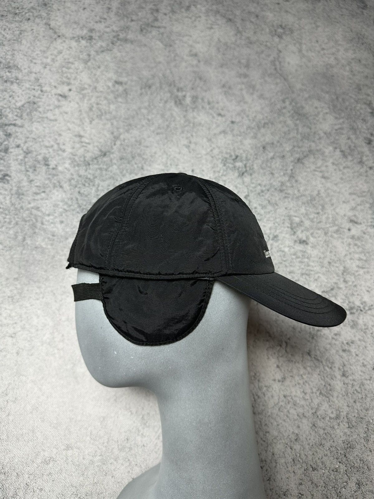 Mercedes-Benz Vintage Mercedes Benz Nylon Racing Earflap Trapper Cap Hat Size ONE SIZE - 3 Thumbnail