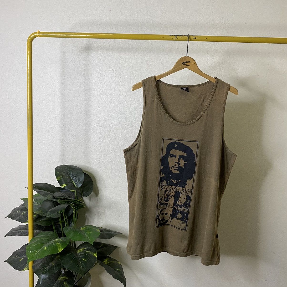 Rage Against The Machine 2000s RATM Che Guevara Olive Green Tank Top Size US L / EU 52-54 / 3 - 1 Thumbnail