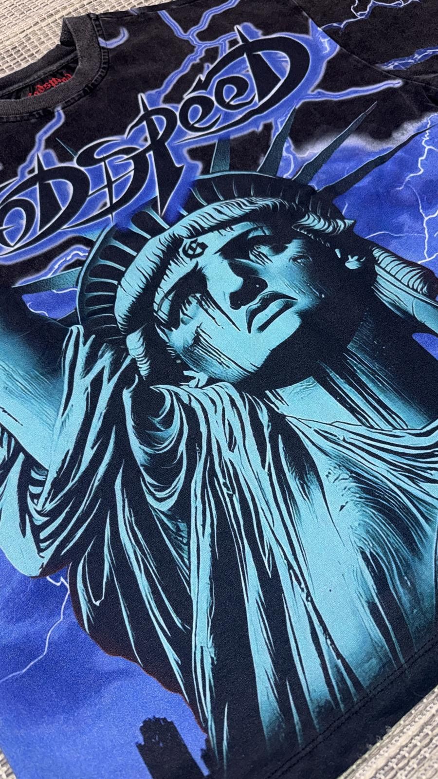 Other Godspeed Blue Voltage Tee Size US M / EU 48-50 / 2 - 2 Thumbnail