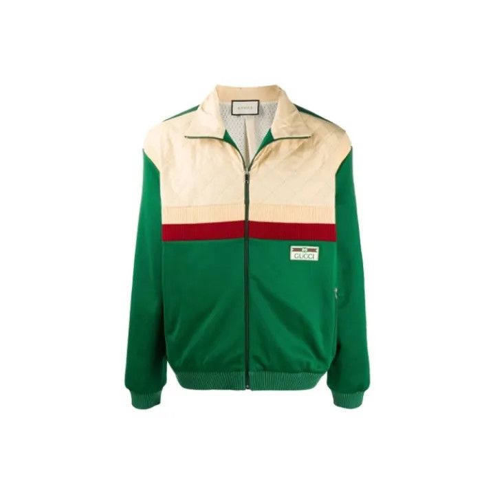Gucci Gucci Color Block Long Sleeve Jacket Size US M / EU 48-50 / 2 - 1 Thumbnail