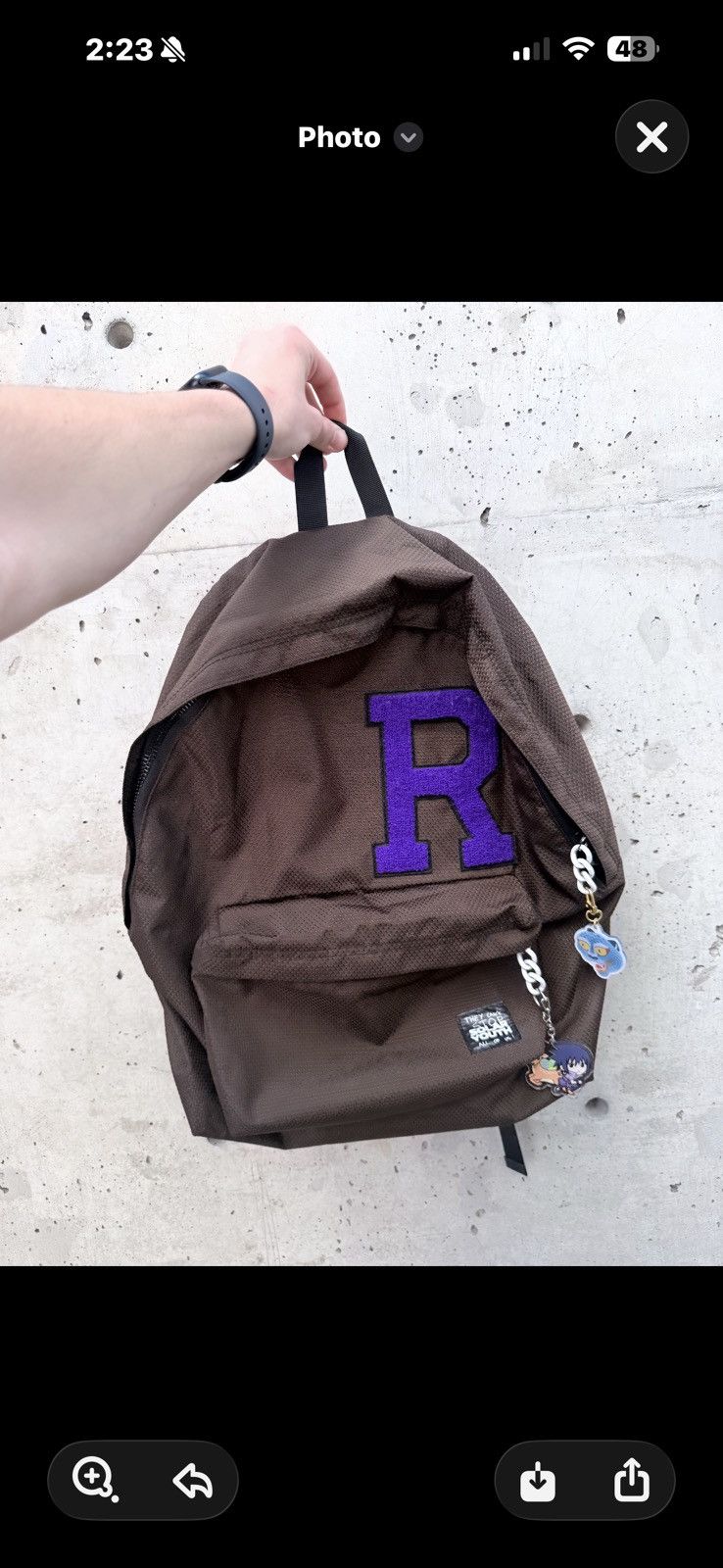 Eastpak × Raf Simons Raf Simons Eastpak R Patch Brown Size ONE SIZE - 1 Thumbnail