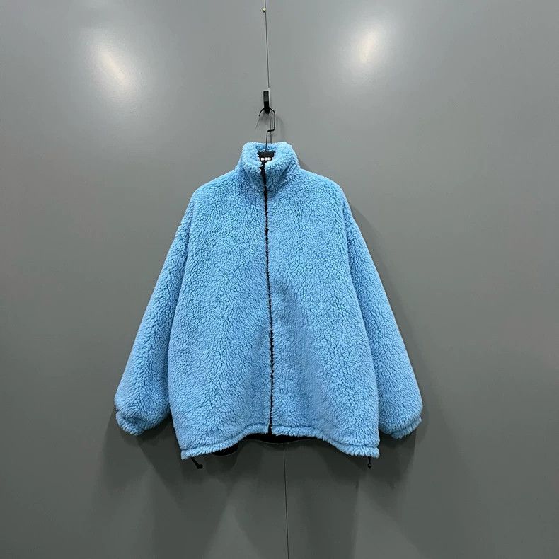Balenciaga Balenciaga size 36 Light Blue Teddy Jacket Size US XS / EU 42 / 0 - 1 Thumbnail