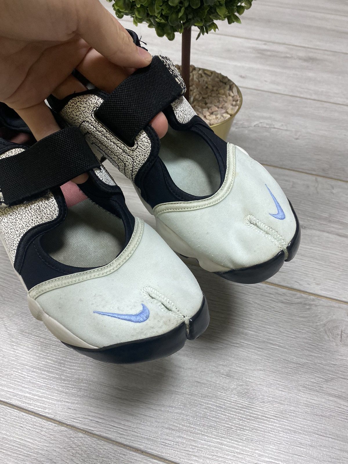 Nike Vintage Nike Rift vintage tabi style velcro sneakers sandals Grailed