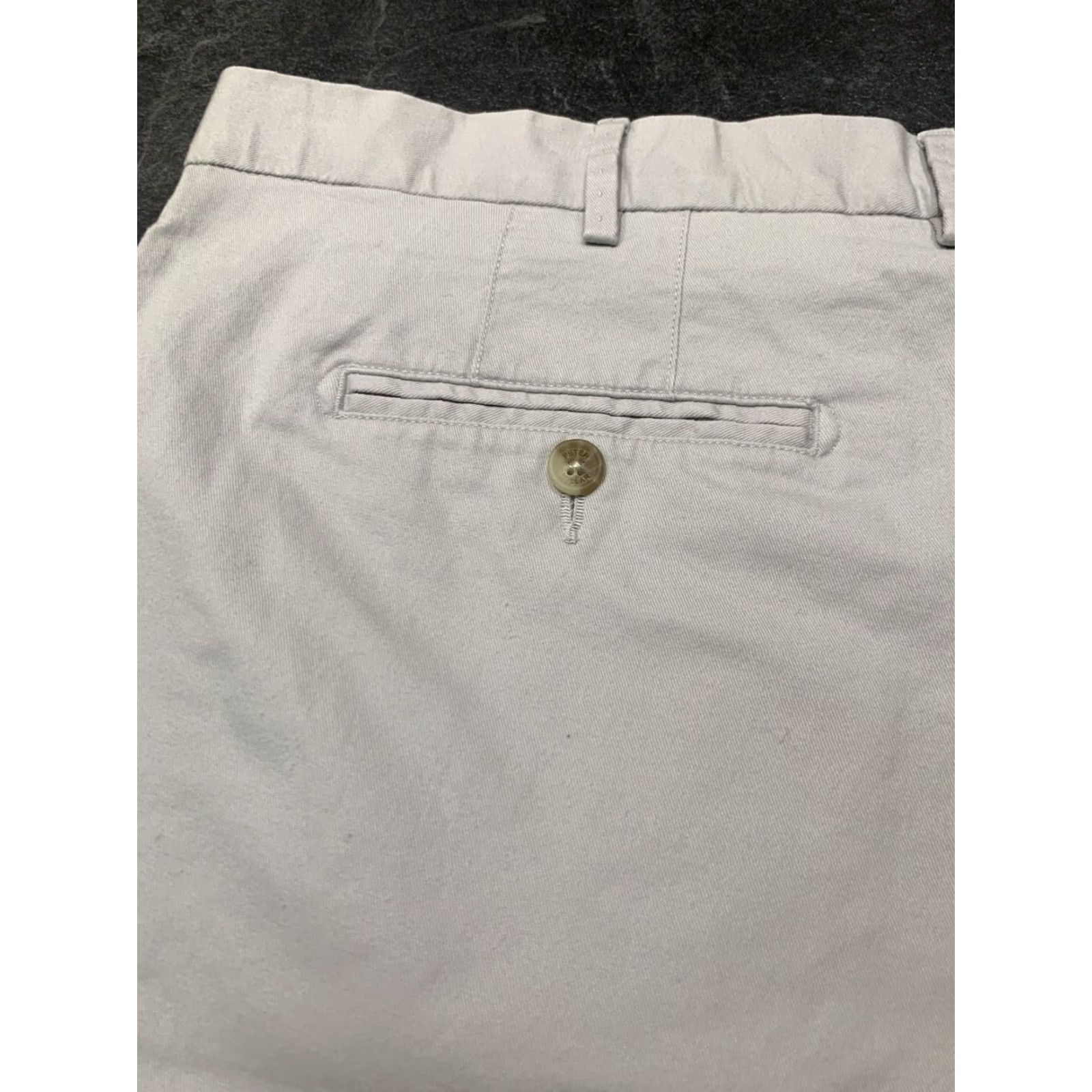 Peter Millar Peter Millar Mens Shorts 44 Gray Golf Chino Cotton Slim Mid-Length Casual Size US 44 / EU 60 - 4 Thumbnail