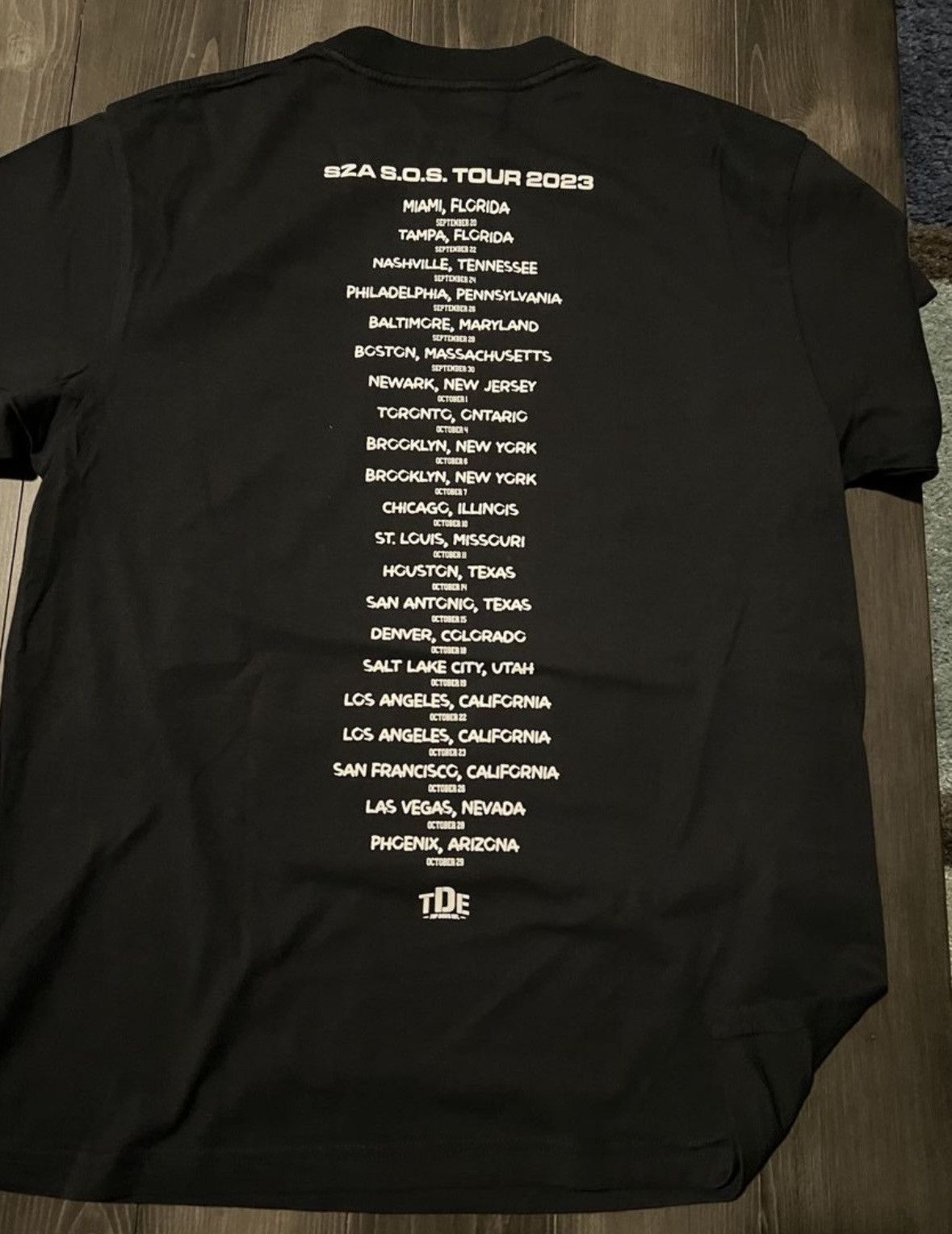 Streetwear × Top Dawg Entertainment SZA SOS TOUR Shirt in