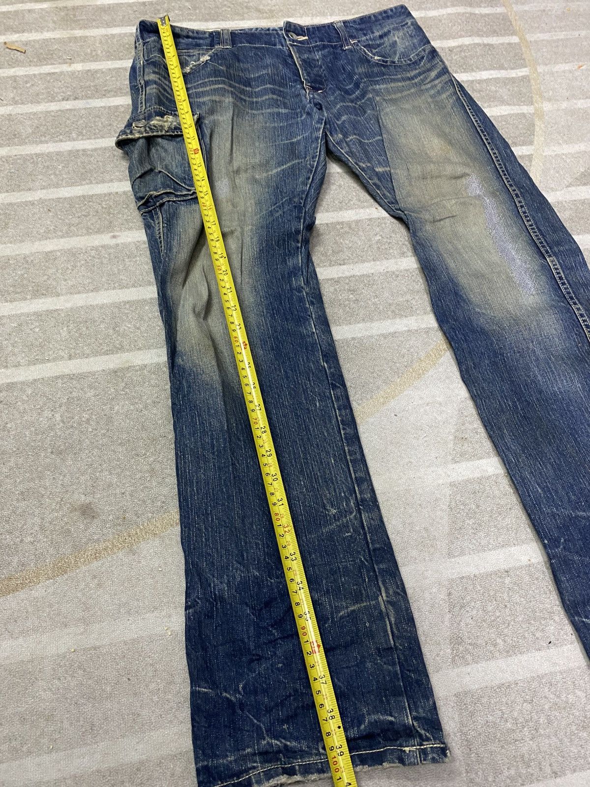 Japanese Brand × Johnbull Rare Vintage John Bull Military Cut Single Side Pocket Denim Size US 34 / EU 50 - 14 Thumbnail