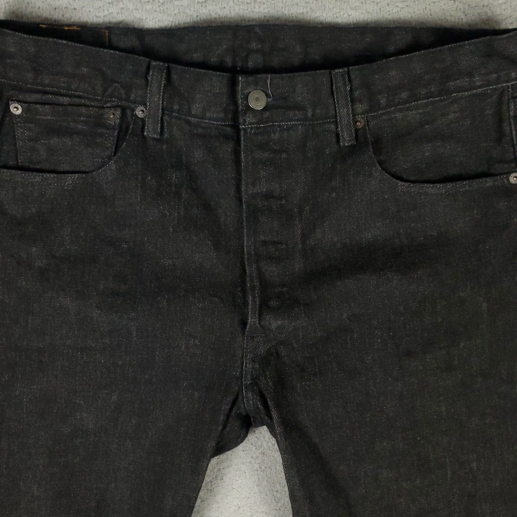 Levi's Levi's 501 Jeans Mens Regular Size 38x30 Gray Straight Leg Denim Pants Size US 38 / EU 54 - 2 Thumbnail