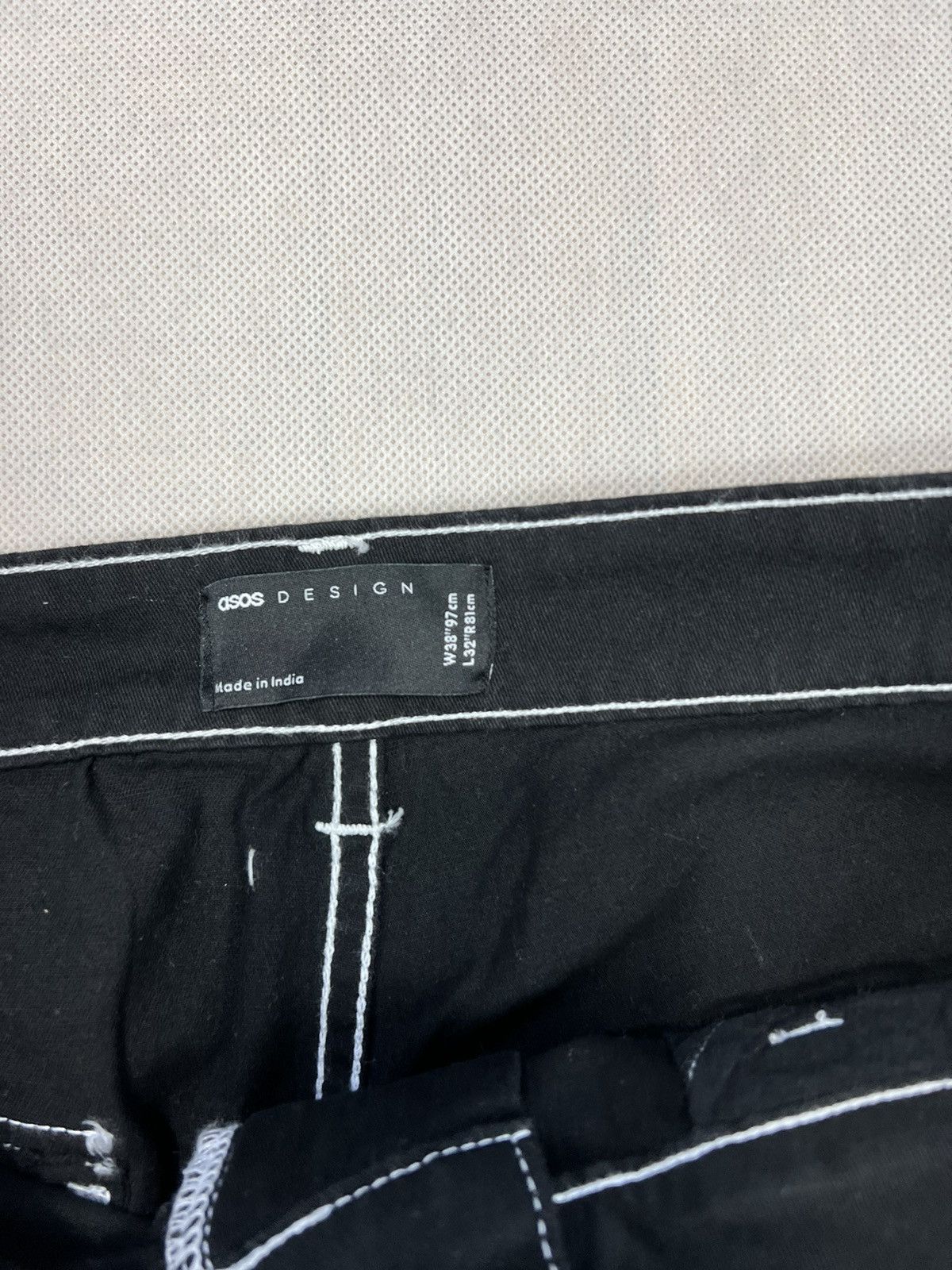 Asos Baggy Cargo Pants Asos black y2k Size US 38 / EU 54 - 4 Thumbnail