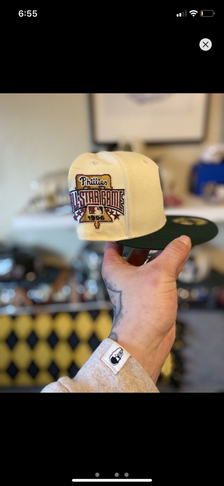Hat Club × MyFitteds × New Era 71/4 Philadelphia Phillies Panna Cotta FnF 2.0 Size ONE SIZE - 3 Thumbnail