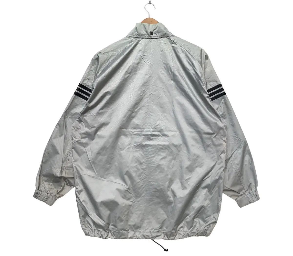 Adidas Vintage 90s Adidas Trefoil Big Logo Winbreaker | Swag Hype Size US L / EU 52-54 / 3 - 9 Thumbnail