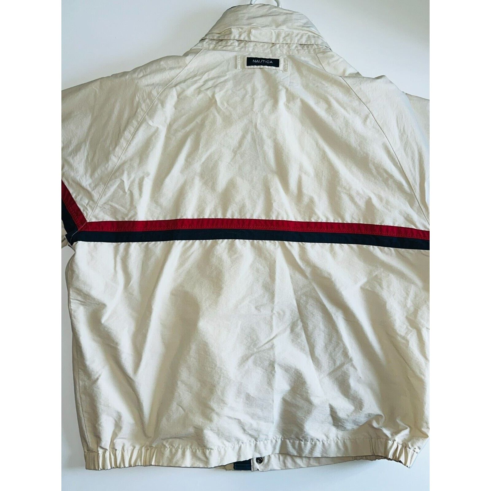 Nautica Vintage Nautica Sailing Jacket Men XL White Full Zip Size US XL / EU 56 / 4 - 7 Thumbnail