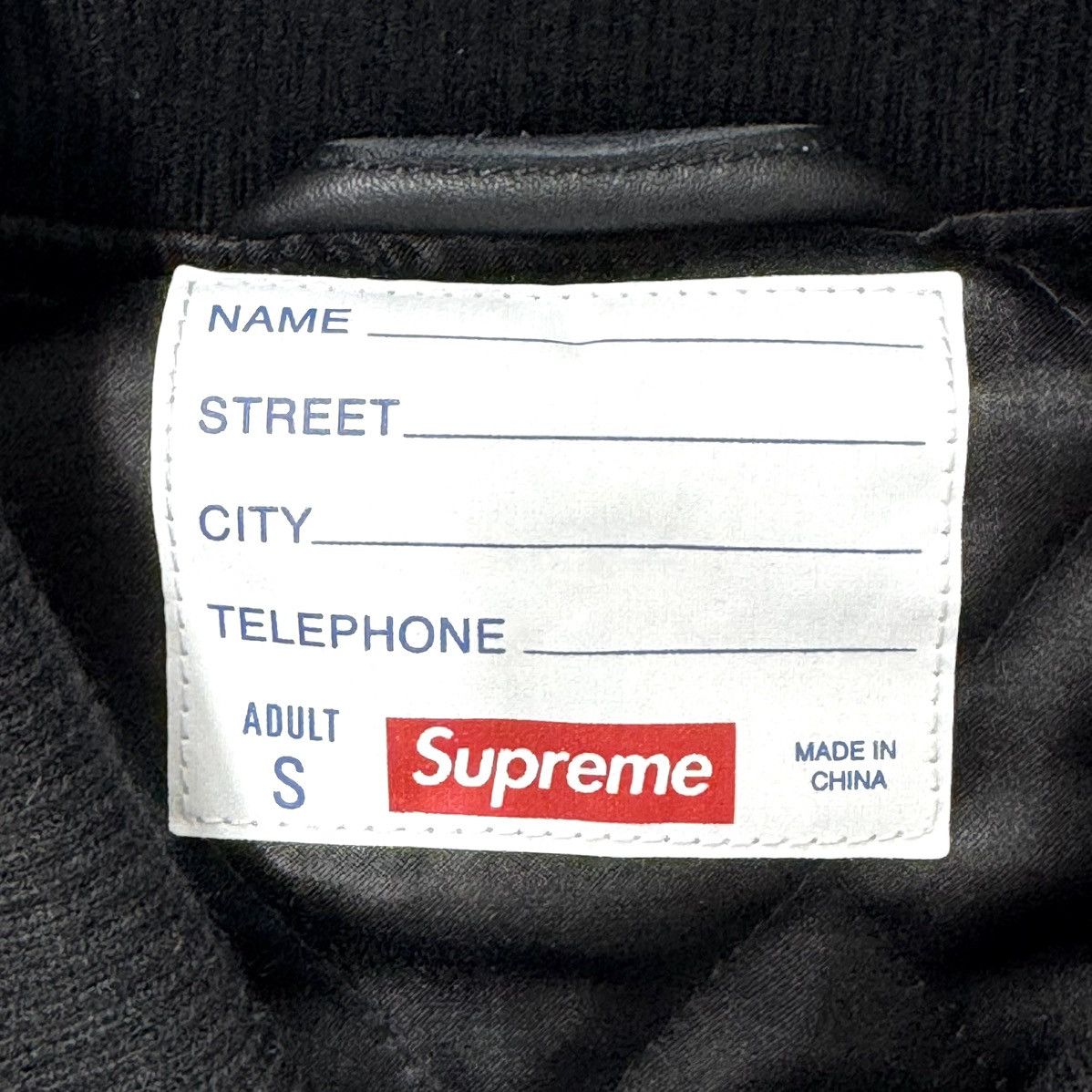 Supreme Supreme Cross Varsity Jacket Black Size US S / EU 44-46 / 1 - 6 Thumbnail
