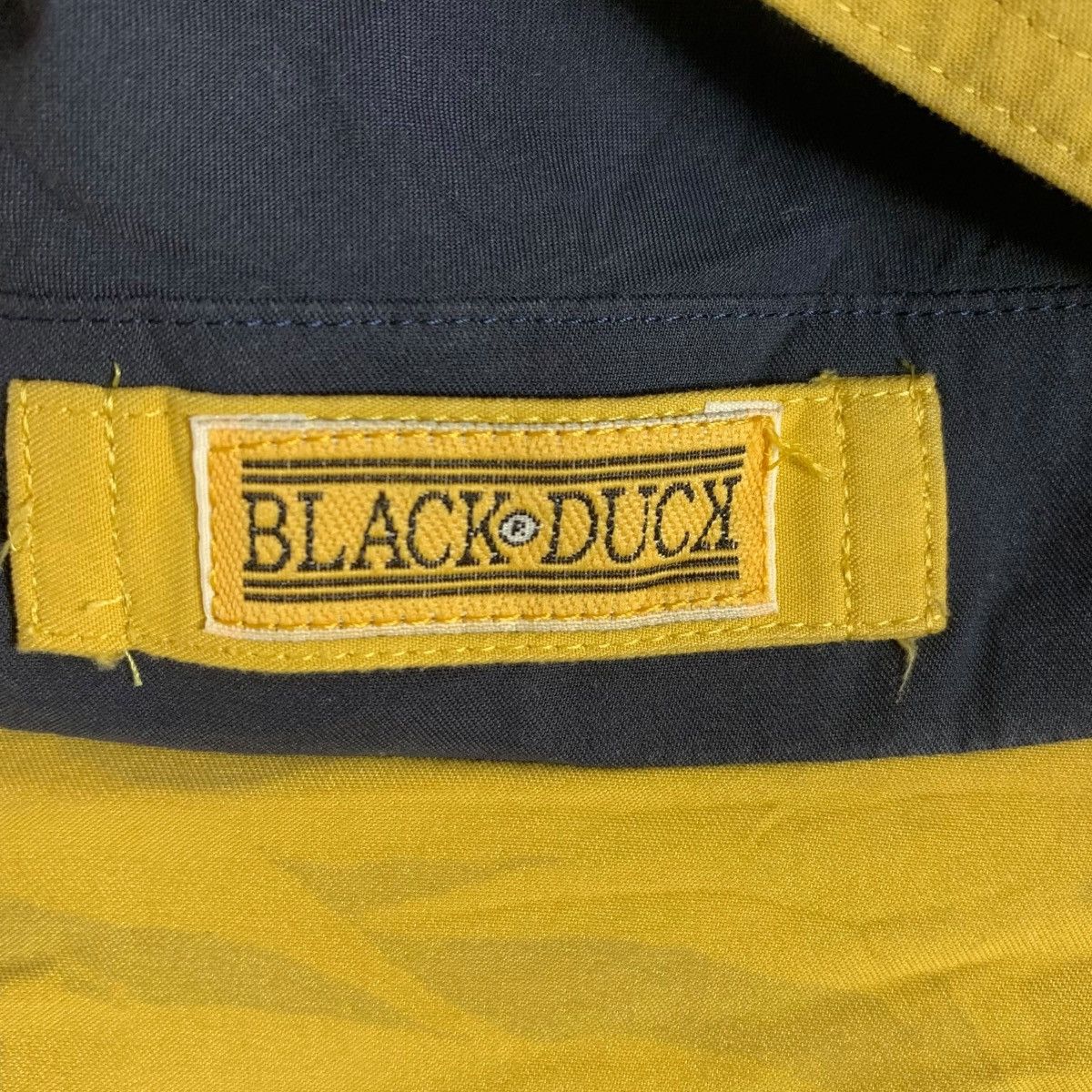 Vintage Vintage 90’s BLACK DUCK Yellow Field Jacket Utility Outdoor Size L / US 10 / IT 46 - 6 Thumbnail