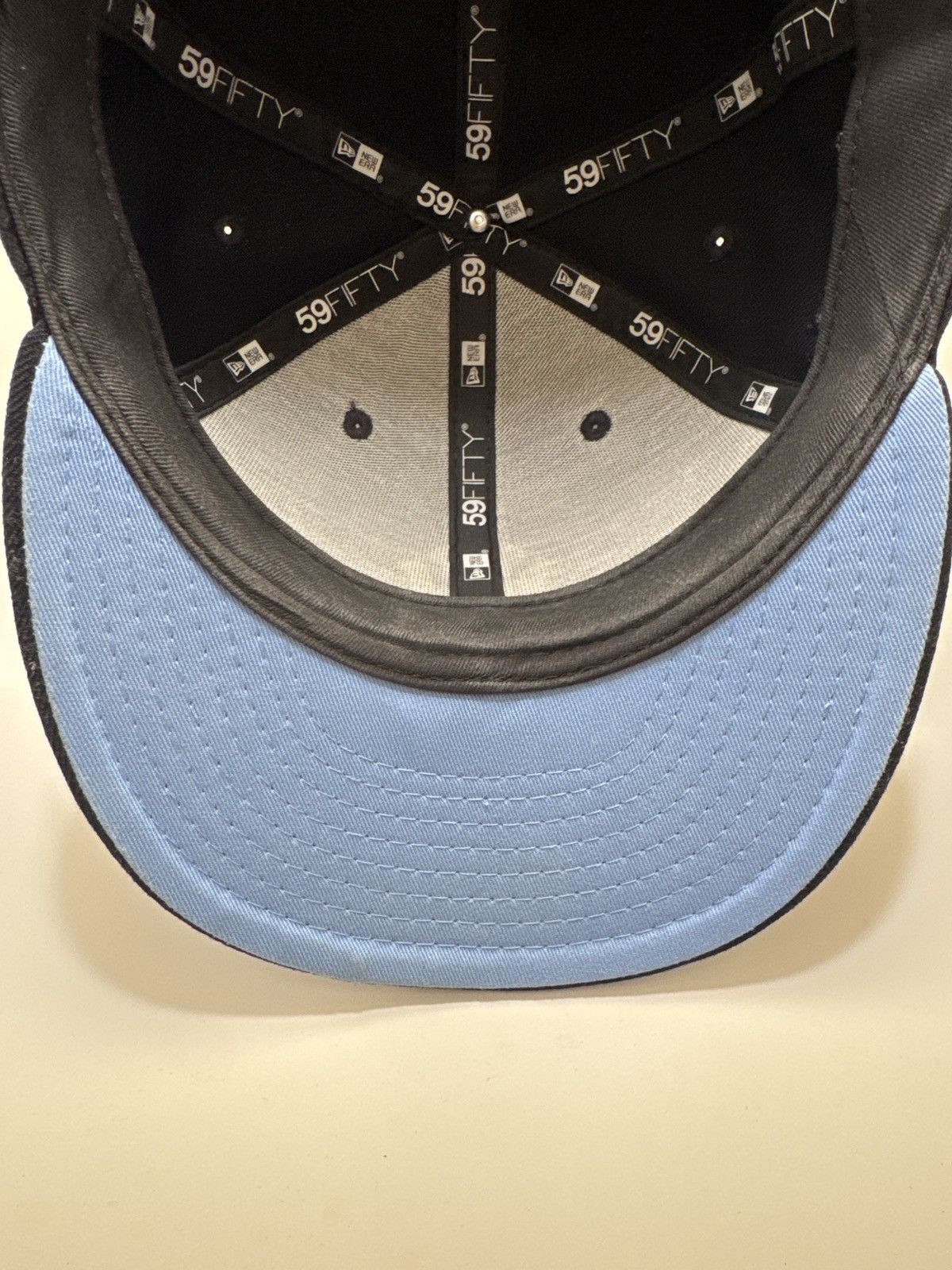 New Era New Era Yankee Fitted Blue Underbrim sz 7 1/2 Size ONE SIZE - 4 Thumbnail