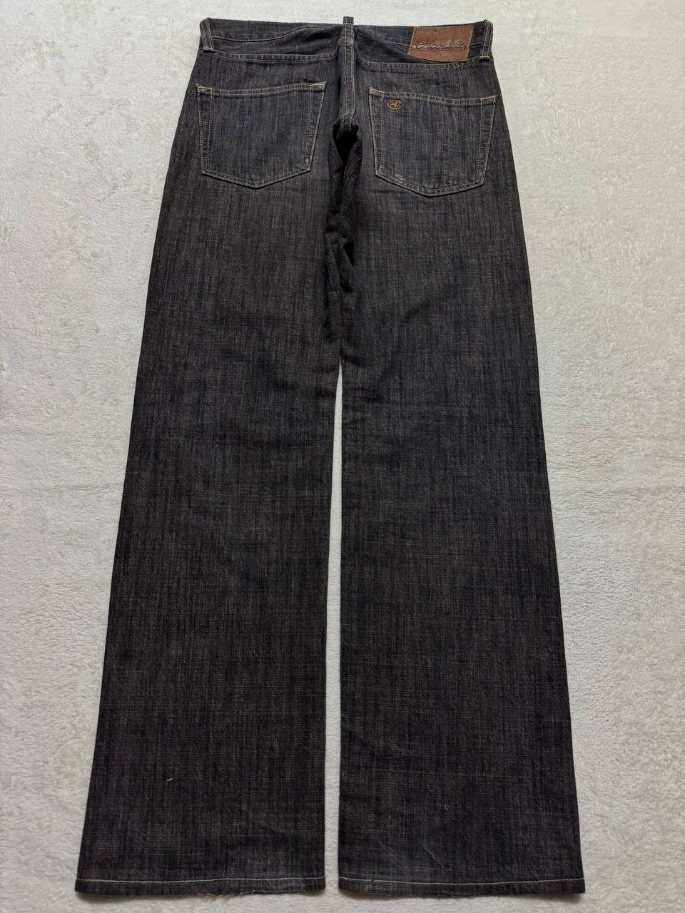 Japanese Brand INSANE 90s Japanese SICK Distressed Ripped Dark Mudwash Jean Size US 29 - 15 Thumbnail