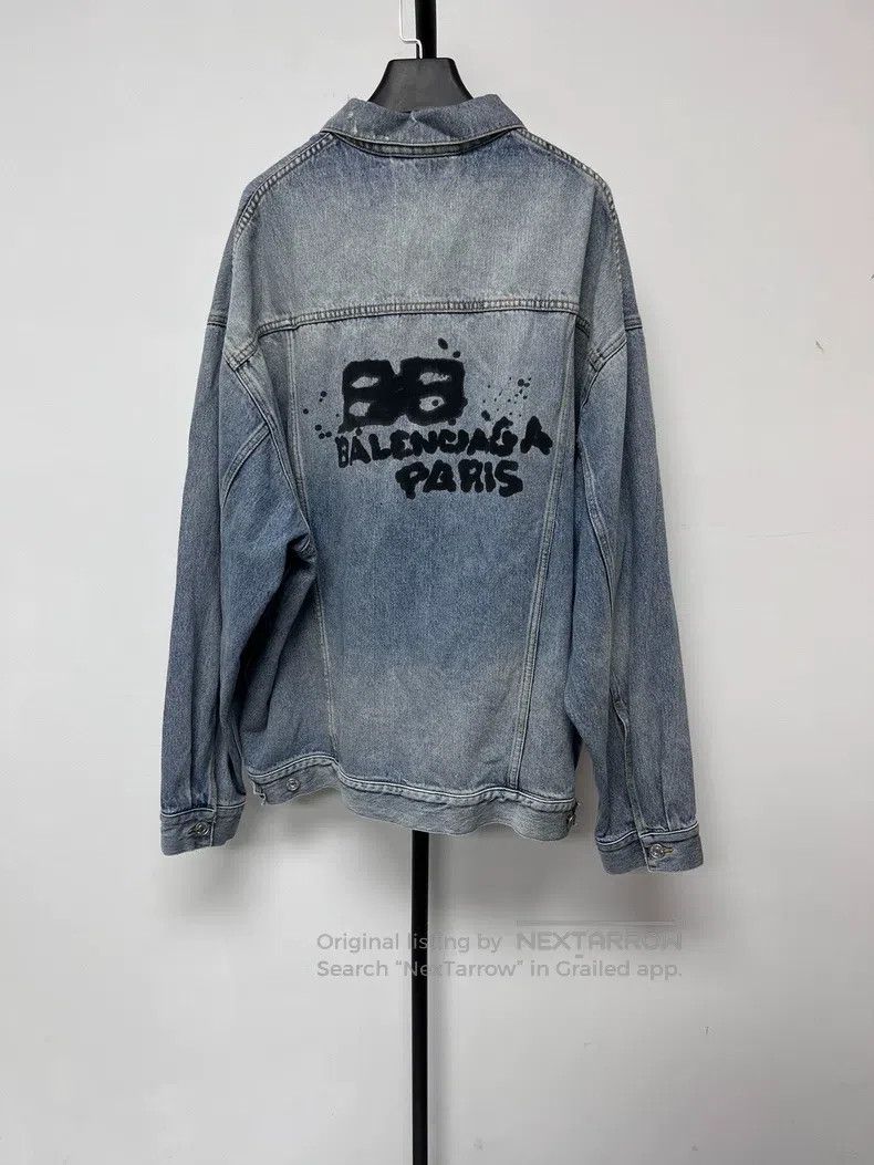 Balenciaga Balenciaga Logo Letter Pattern Single Breasted Jacket Size US S / EU 44-46 / 1 - 1 Thumbnail
