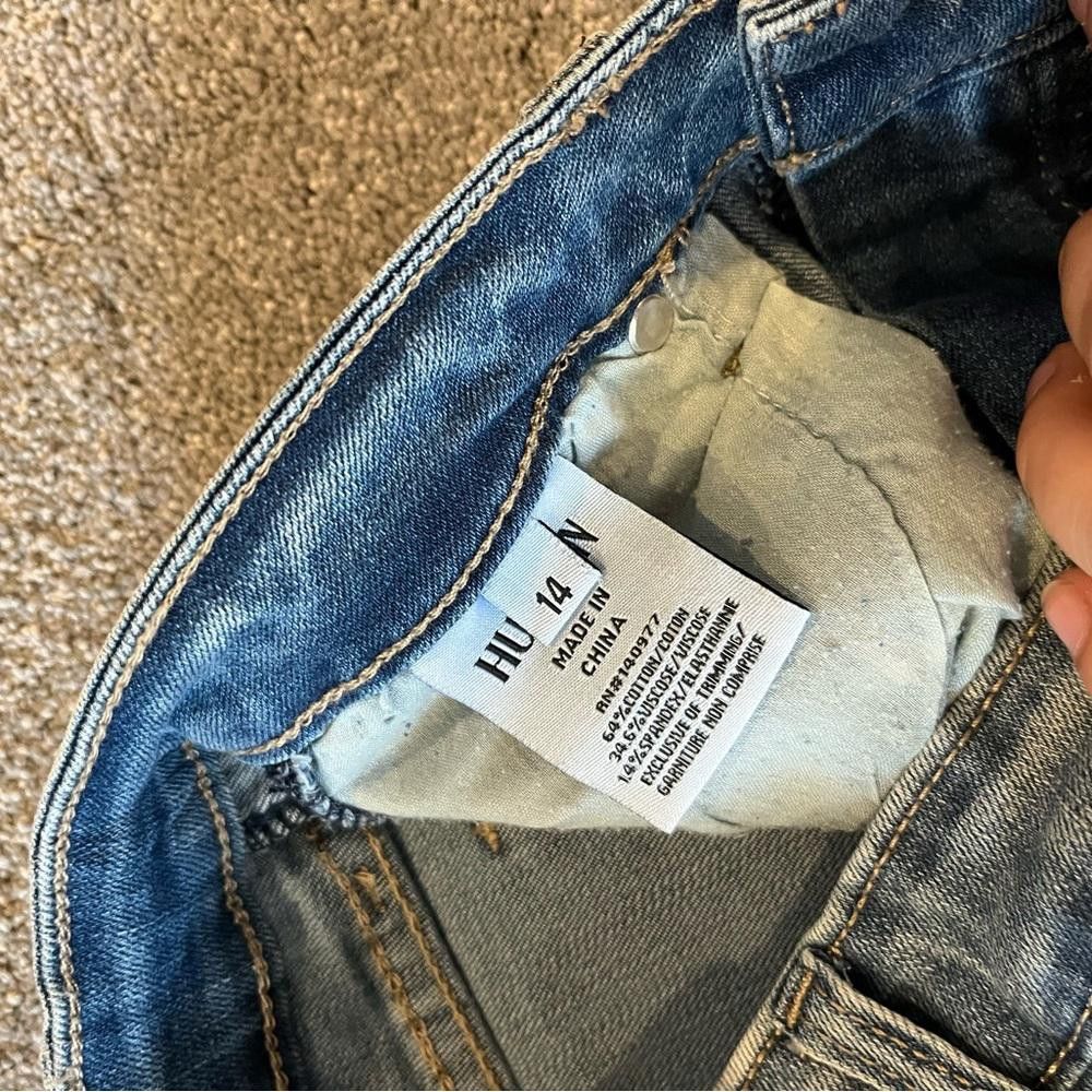 Designer Hudson Light Wash Stretch Blue Denim Jeans Size 14 Size US 26 / EU 42 - 5 Thumbnail