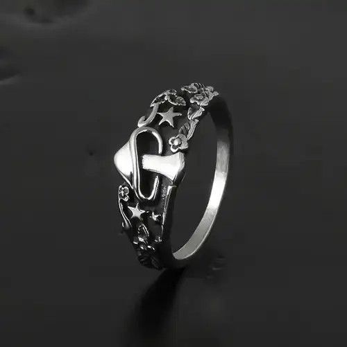 Jewelry Mushroom Star Ring ( size 6 to 13 ) Size ONE SIZE - 1 Thumbnail