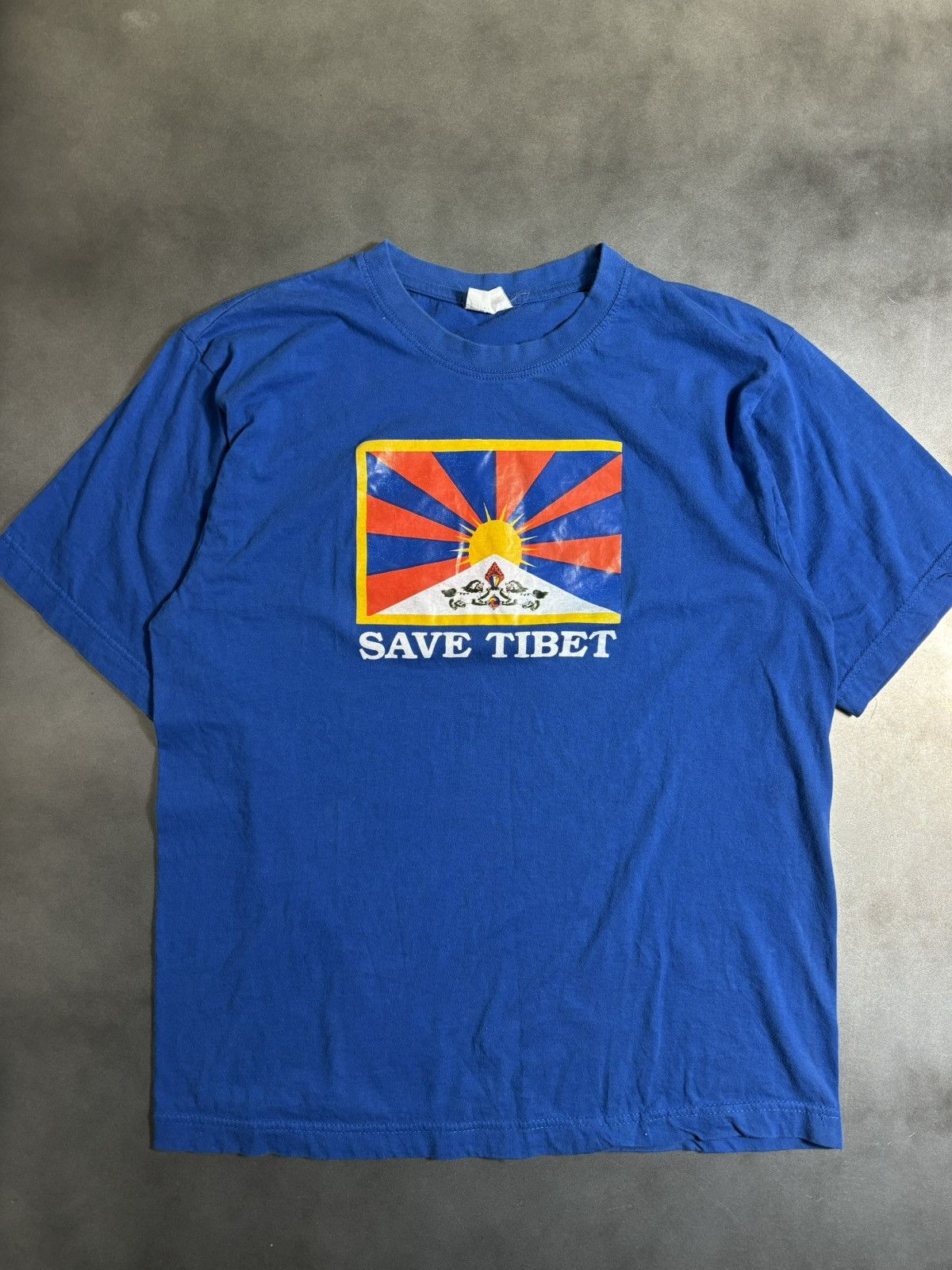 Vintage Vintage Save Tibet Tee Shirt Free Tibet Political Flag 90s Size US M / EU 48-50 / 2 - 8 Thumbnail