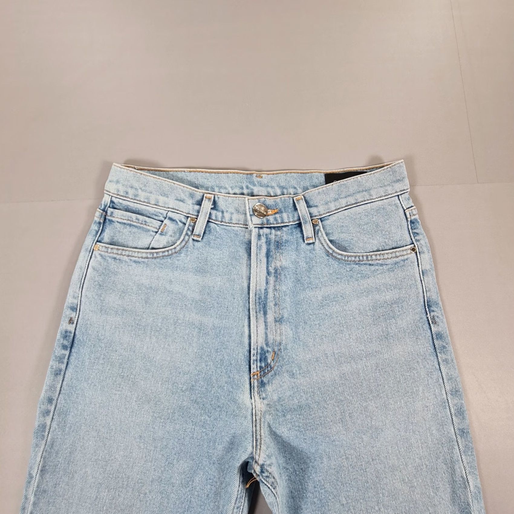 GOLDSIGN GOLDSIGN Womens Bootcut Jeans Blue W27 L30 High Rise Stretch Denim Size 27" / US 4 / IT 40 - 2 Thumbnail