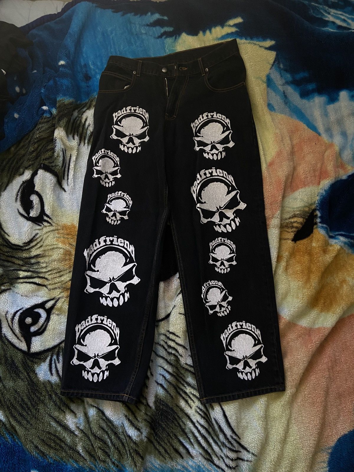 Badfriend Badfriend skull pants Size US 30 / EU 46 - 1 Thumbnail