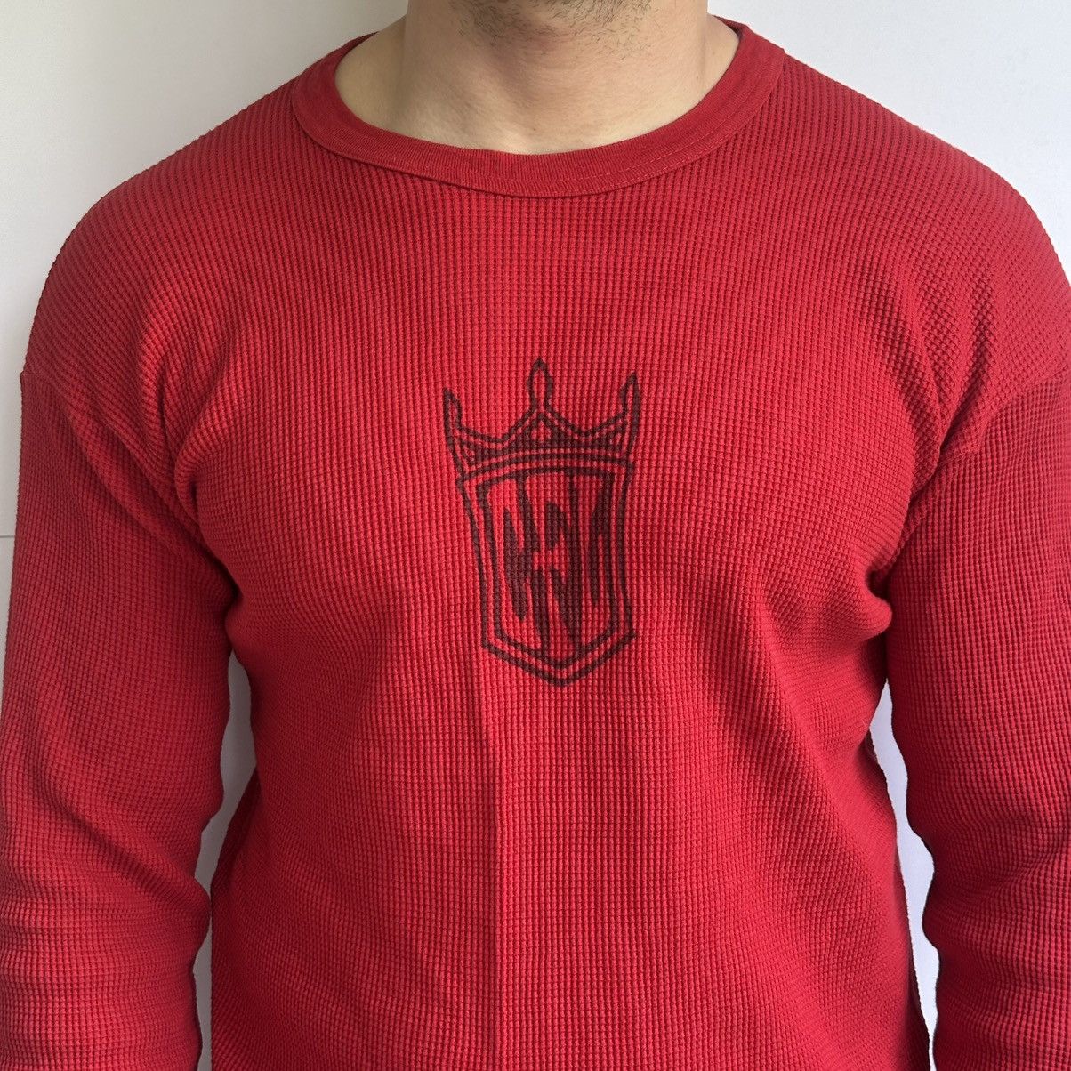 Harley Davidson × Vintage × West Coast Choppers Vintage West Coast Choppers Long Sleeve Logo Red Size M Size US M / EU 48-50 / 2 - 2 Thumbnail