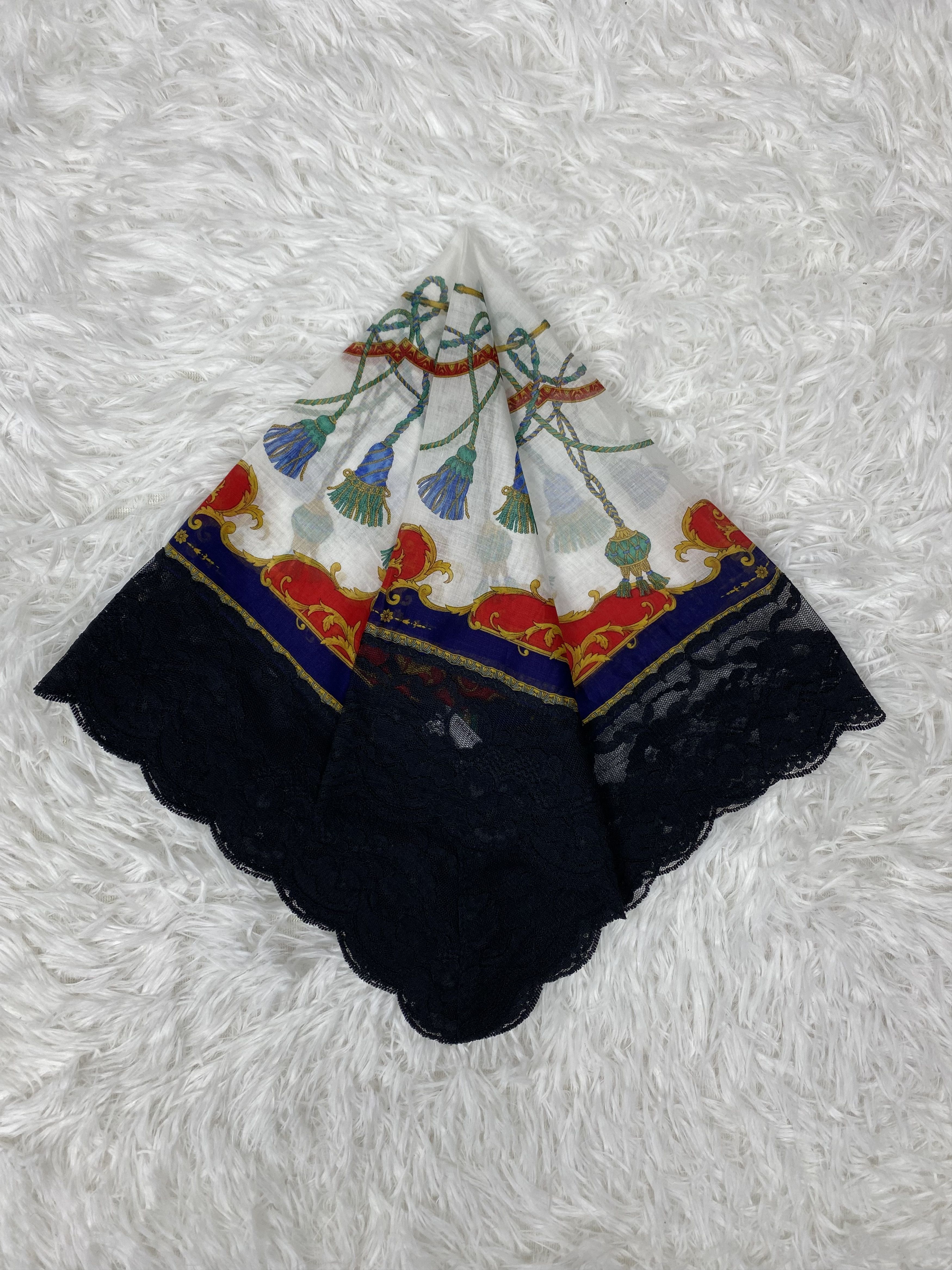Tanino Crisci × Vintage Vintage Tanino Crisci Handkerchief Neckerchief PH0747 Size ONE SIZE - 1 Thumbnail
