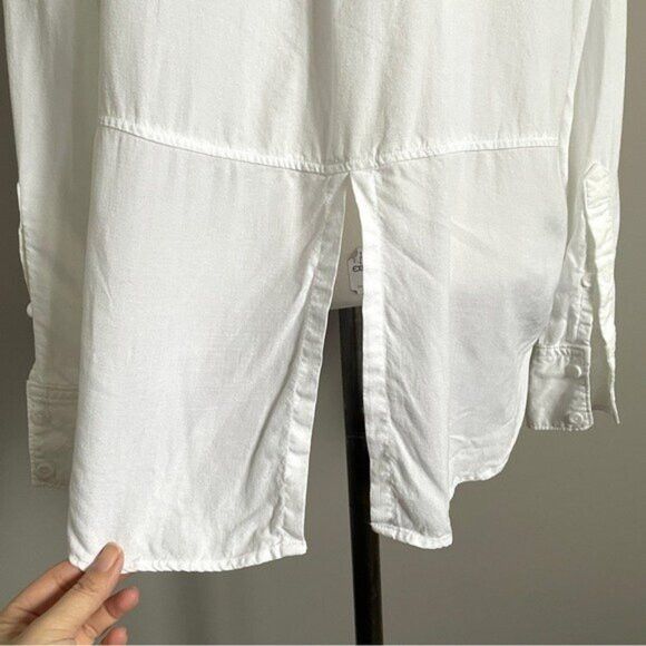 Anthropologie Cloth & Stone Split Back Button Down Button Shirt - Small Size S / US 4 / IT 40 - 9 Thumbnail