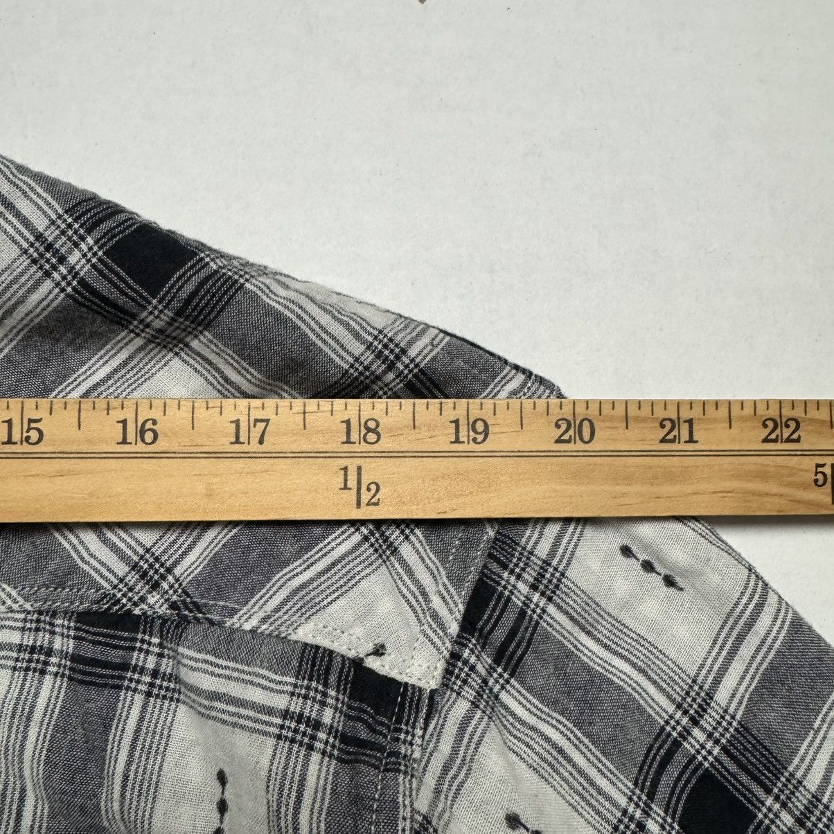 Lucky Brand LUCKY BRAND Dobby Plaid Snap Button Western Shirt Size US XL / EU 56 / 4 - 11 Thumbnail