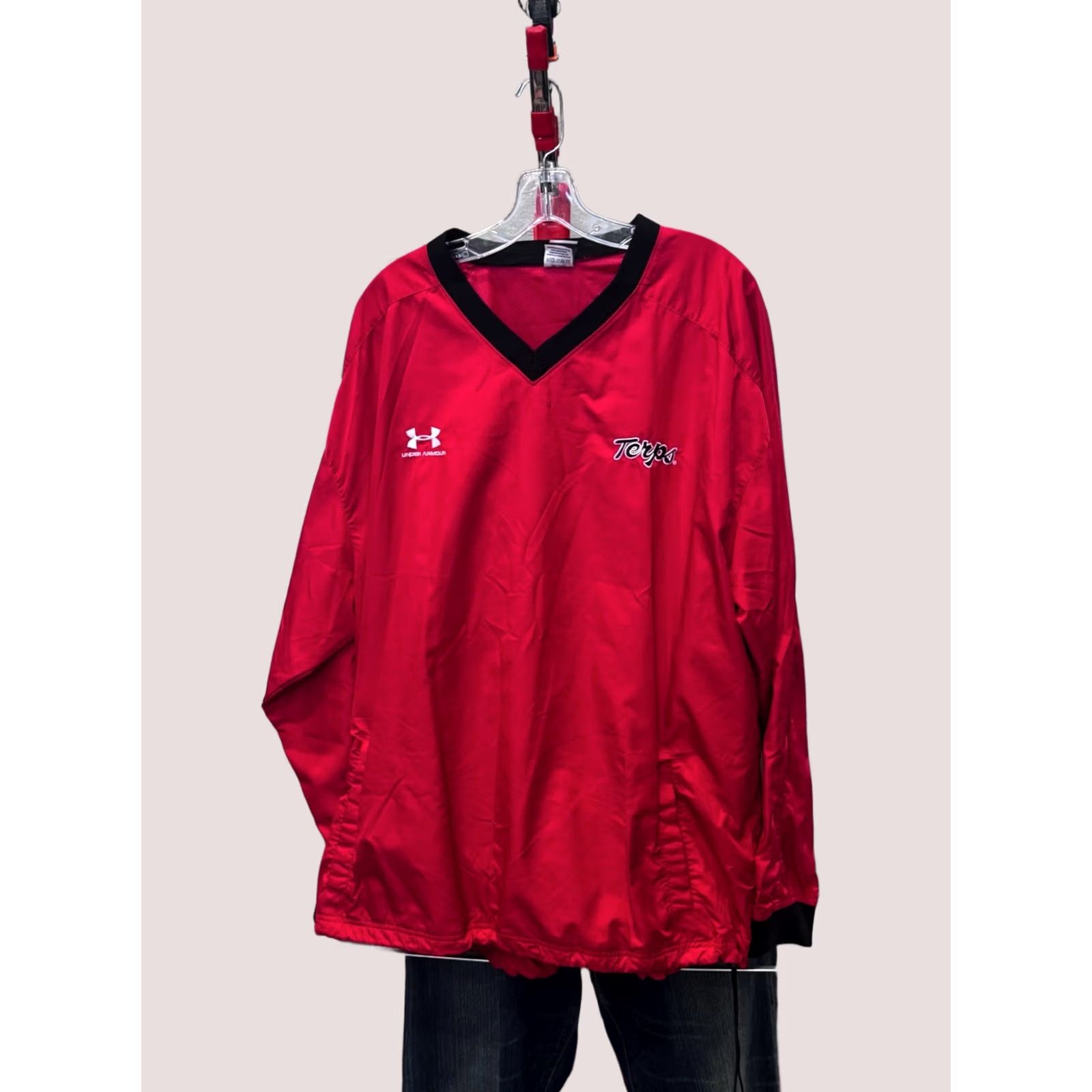 Under Armour Under Armour Embroidered Terps Windbreaker SWEATER 2XL XXL Men Multicolor Casual EXCELLENT condition Mens Size US XXL / EU 58 / 5 - 1 Thumbnail