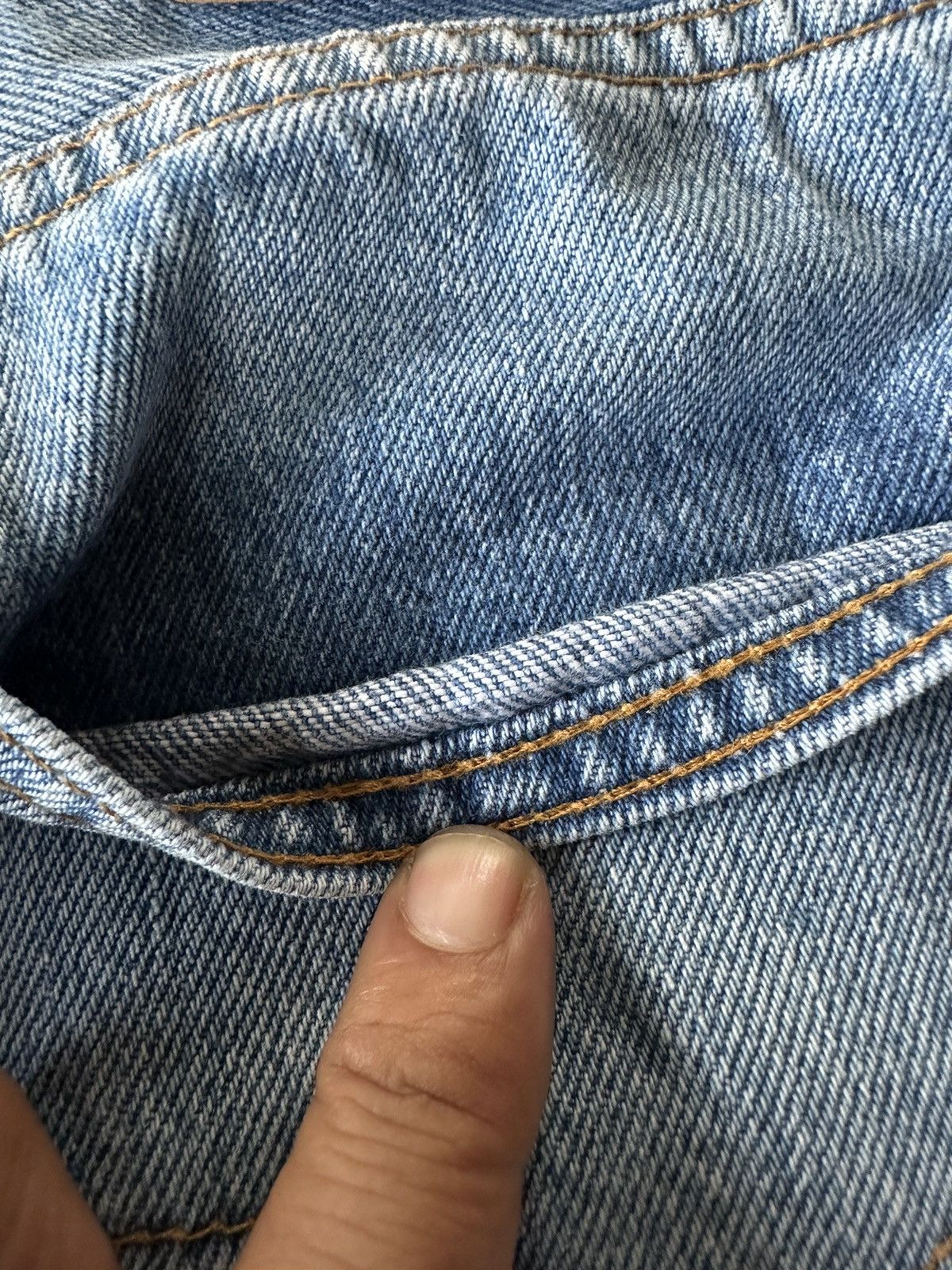 Levi's Levis 501 Made in Usa Vintage Denim 36x28.5 D538 Size US 35 - 8 Thumbnail