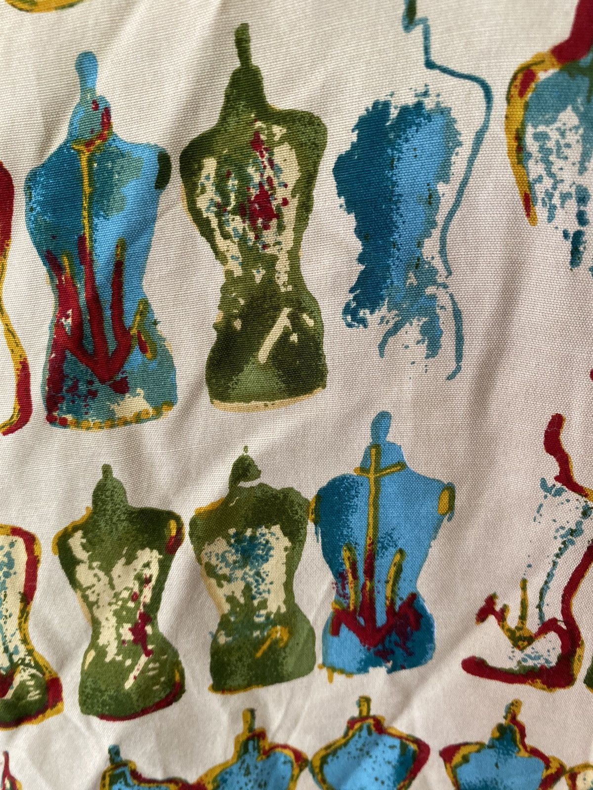 Jean Paul Gaultier 1990s JPG iconic Body print 100% Rayon Size US L / EU 52-54 / 3 - 5 Thumbnail