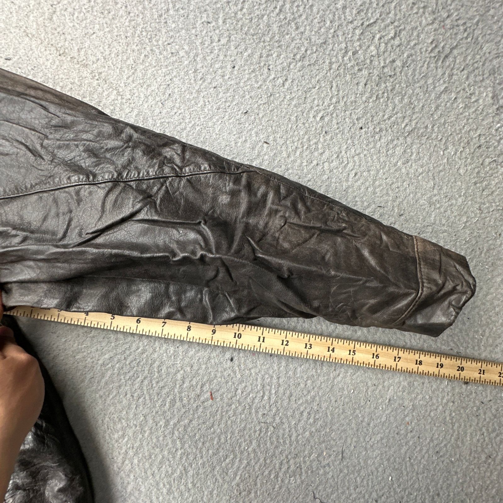 Other Vintage J Riggings Leather Bomber Jacket Large Brown Size US L / EU 52-54 / 3 - 6 Thumbnail