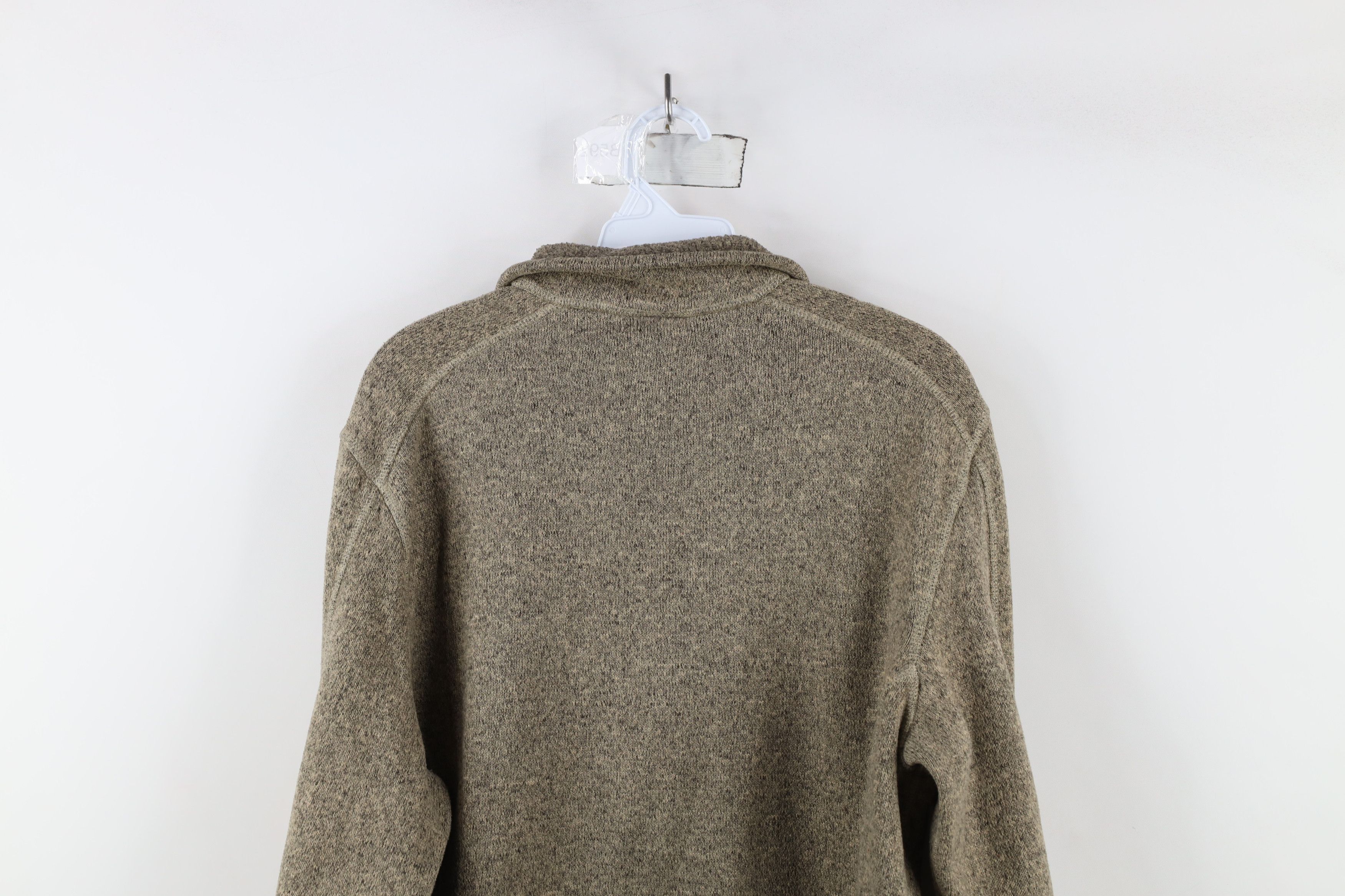 The North Face × Vintage The North Face Knit Fleece Half Zip Pullover Sweater Beige Size US M / EU 48-50 / 2 - 10 Thumbnail