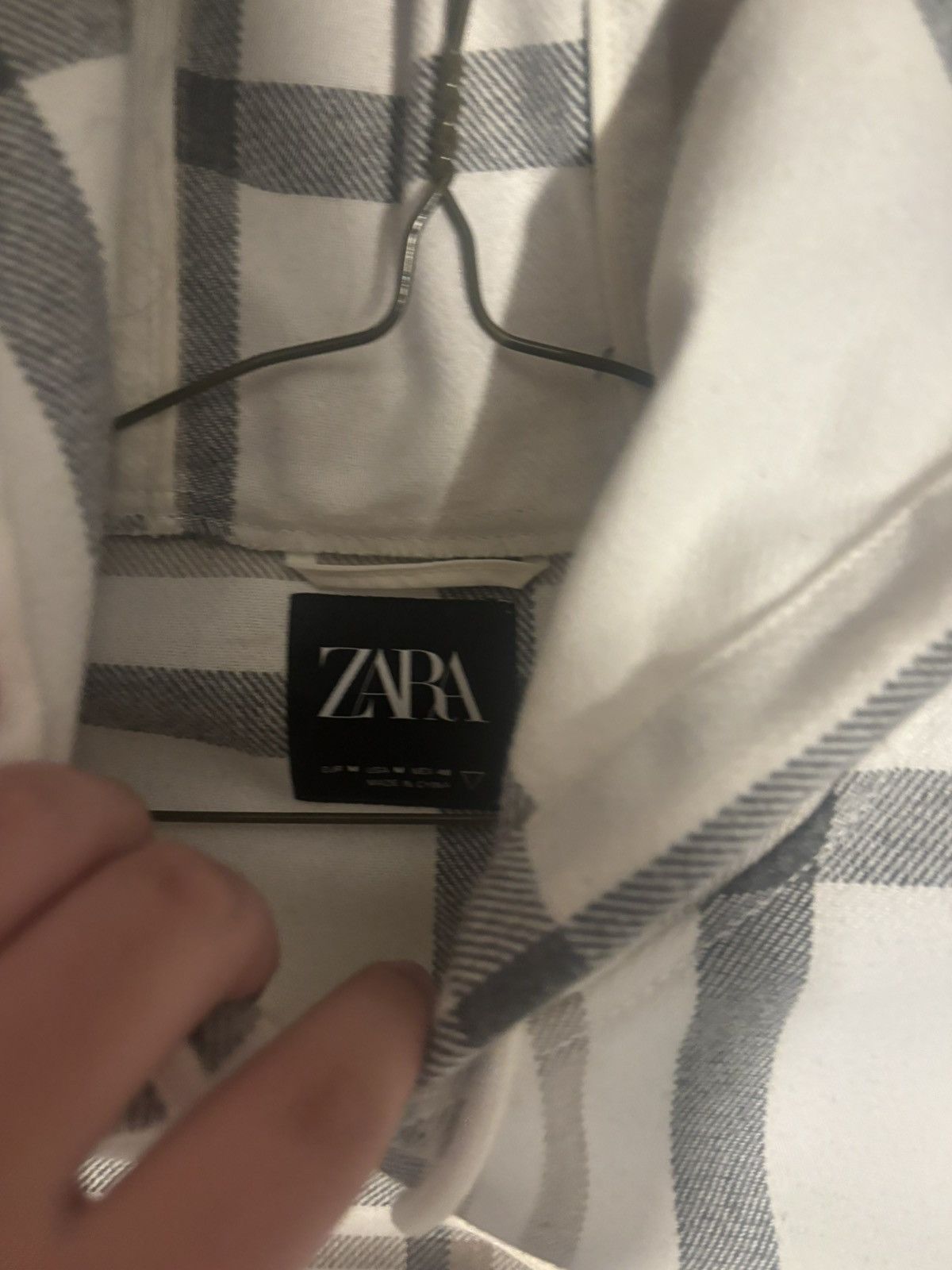 Zara Zara plaid hoodie Size US M / EU 48-50 / 2 - 2 Thumbnail