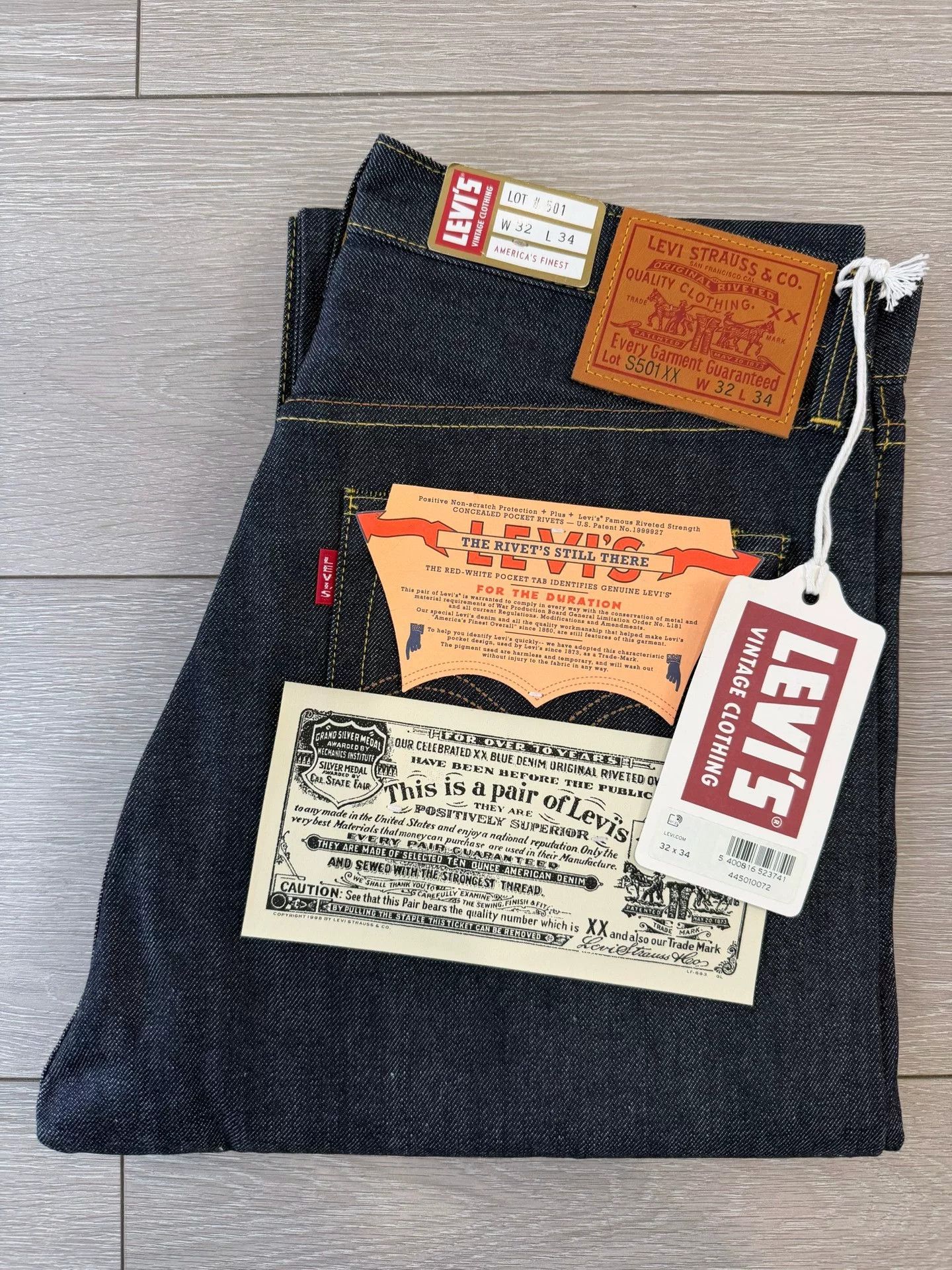 LVC LVC 44501 0072 Denim Jeans Size US 32 / EU 48 - 1 Preview