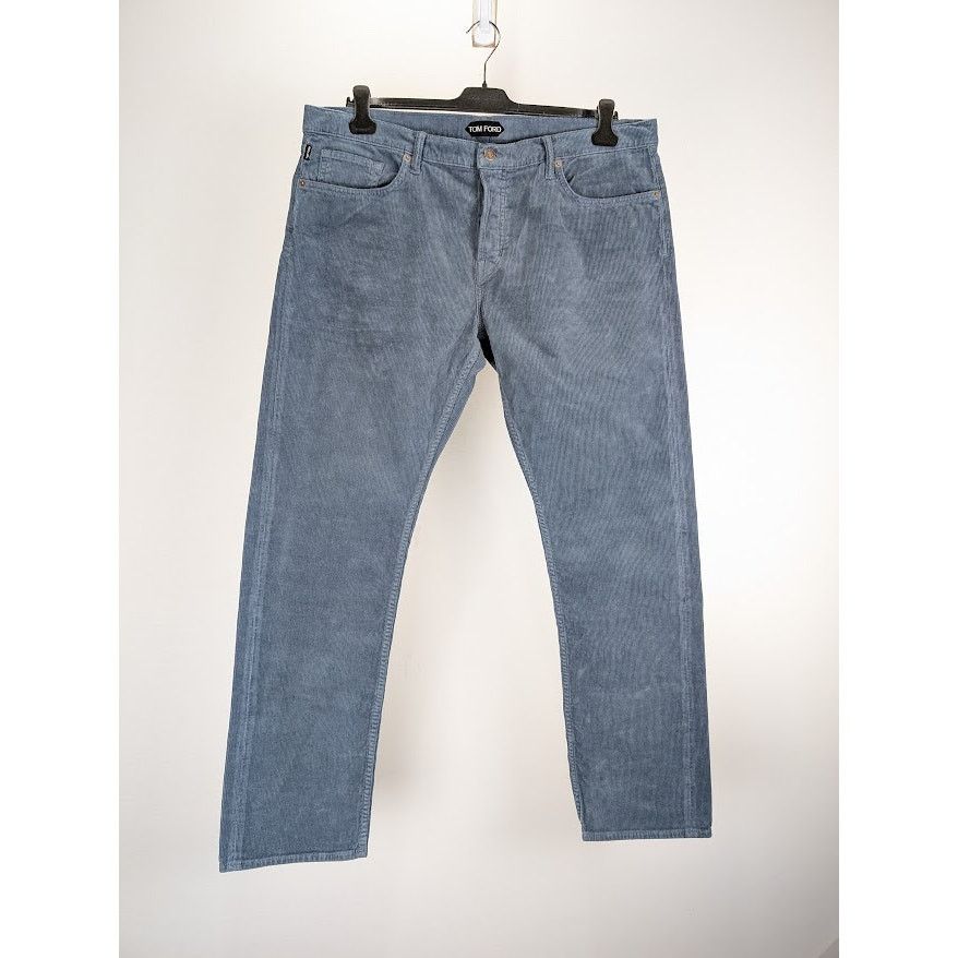 Tom Ford o1rshd1 Straight Denim Jeans in Blue Size US 40 / EU 56 - 1 Thumbnail