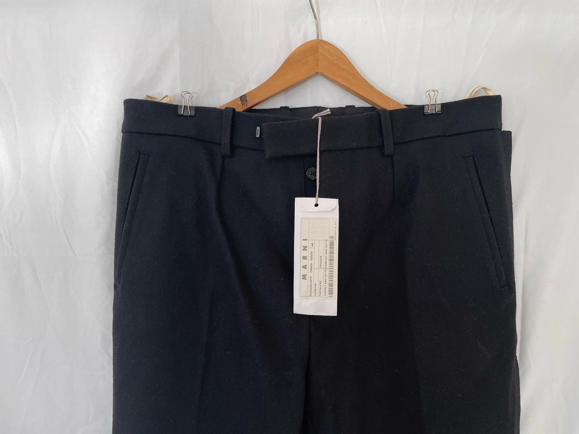 Marni Marni Men's Side Detail Tailored Trousers Ｑ21 Size US 34 / EU 50 - 4 Thumbnail