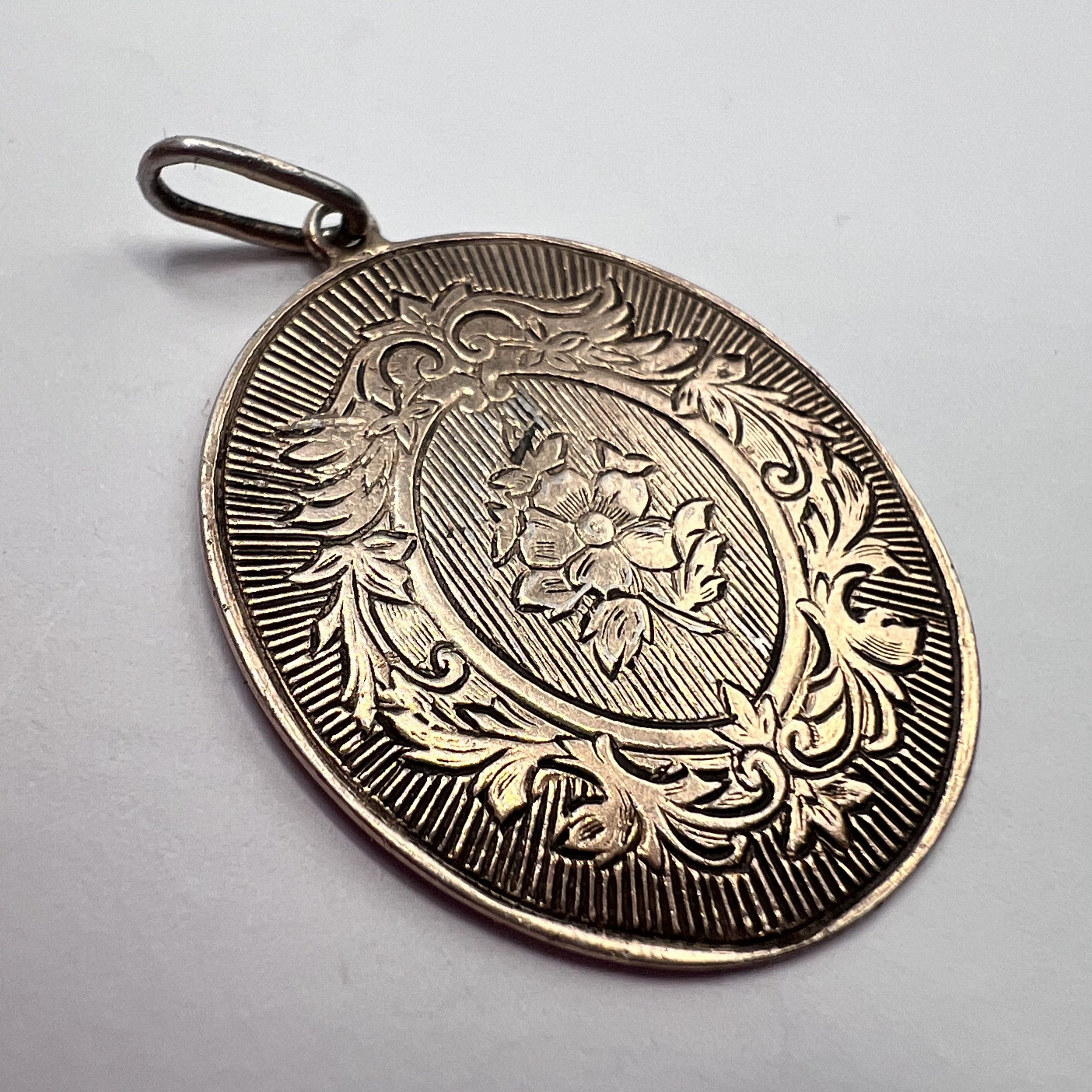Vintage Vintage USSR Pendant Necklace Silver 875 Soviet 4.26gr Size ONE SIZE - 10 Thumbnail