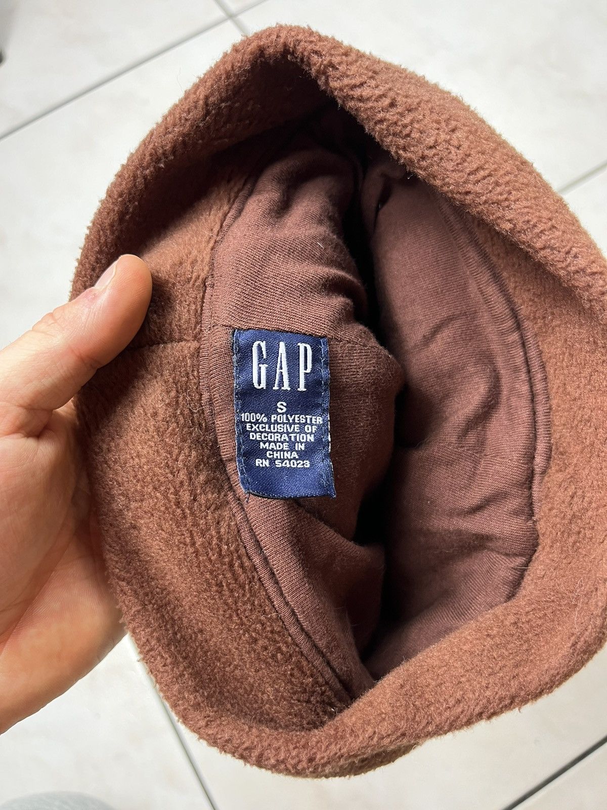 Gap × Vintage Vintage GAP 90s fleece animal hat sherpa reindeer funny Size ONE SIZE - 13 Thumbnail