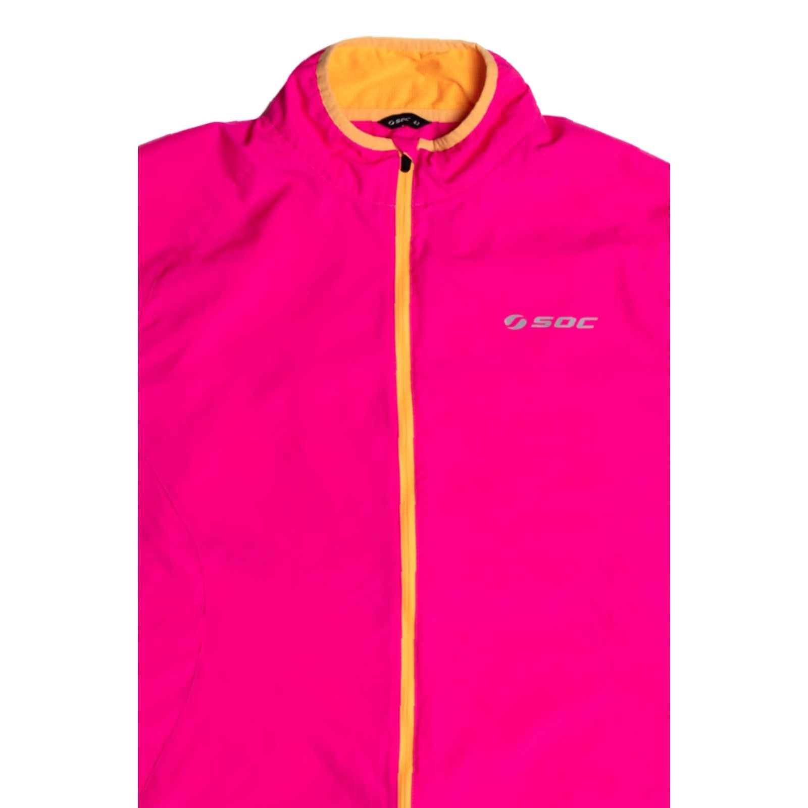 Vintage VINTAGE Stadium Large Fluorescent Pink 90s Stadium Jacket Lightweight Retro Shirt Mens Size US L / EU 52-54 / 3 - 3 Thumbnail