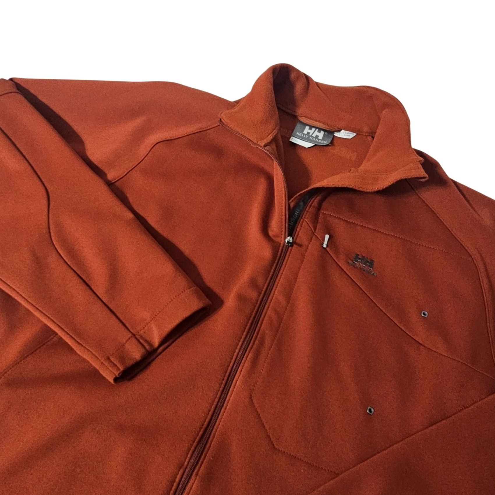 Helly Hansen VINTAGE Helly Hansen Jacket Fleece Pro Stretch Performance Full Zip Snow Pull L Red Mens Size US L / EU 52-54 / 3 - 2 Thumbnail