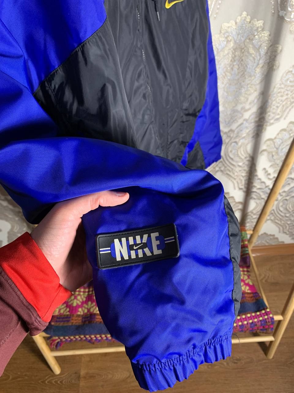 Nike Vintage Nike Retro Jacket Swoosh Logo Drill Casual Y2K 90s Size US L / EU 52-54 / 3 - 4 Thumbnail