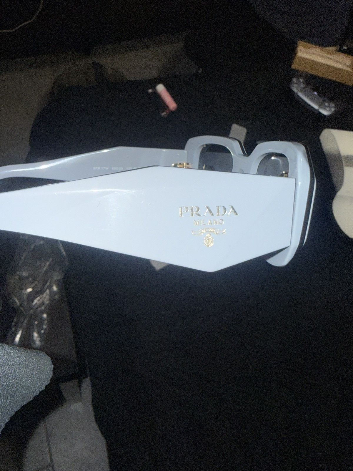 Prada Prada PR 17WS Sunglasses Gray Size ONE SIZE - 11 Thumbnail