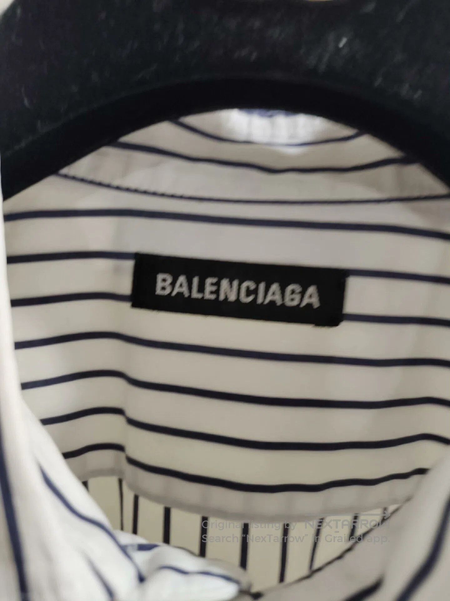 Balenciaga Balenciaga Striped Short Sleeve Top. Size US M / EU 48-50 / 2 - 3 Thumbnail